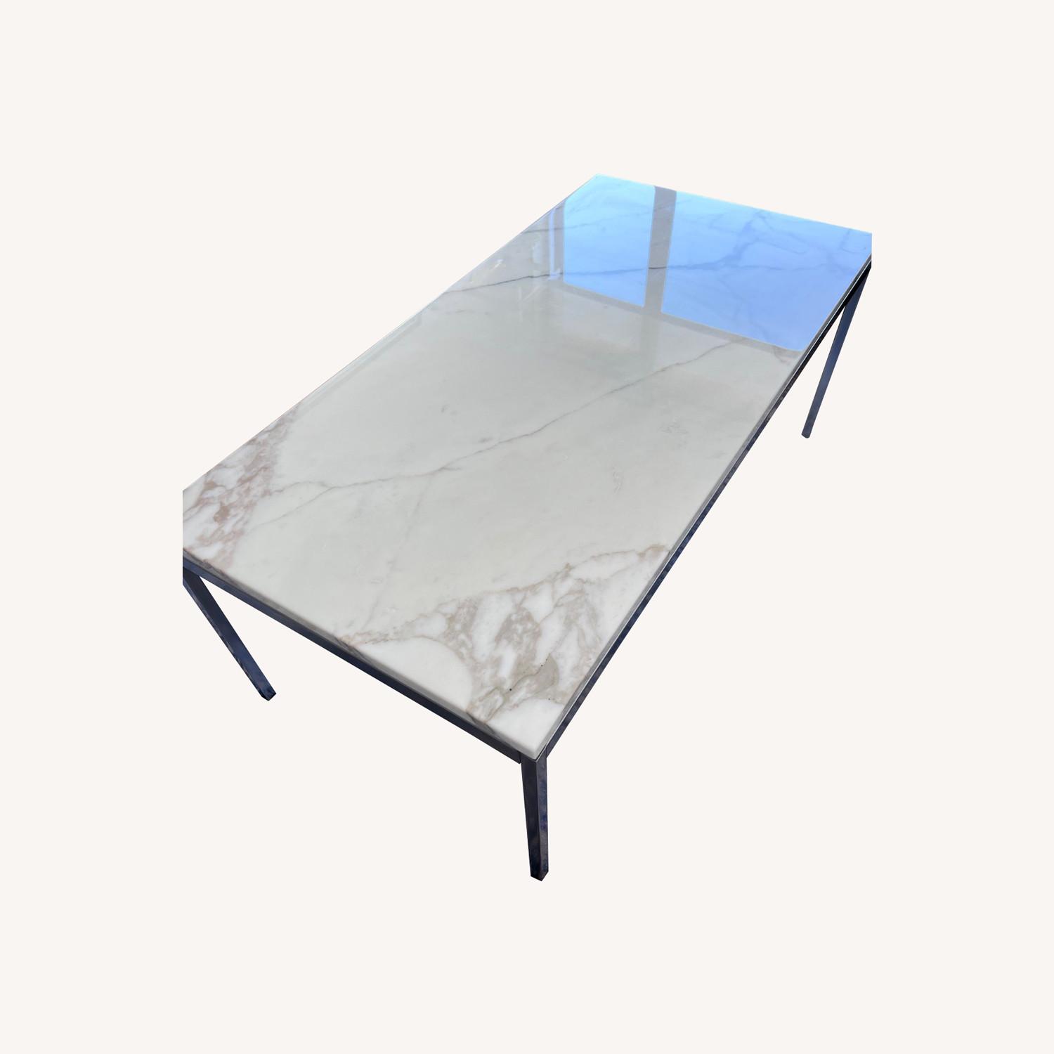 Knoll Calacatta Marble Coffee Table - image-0