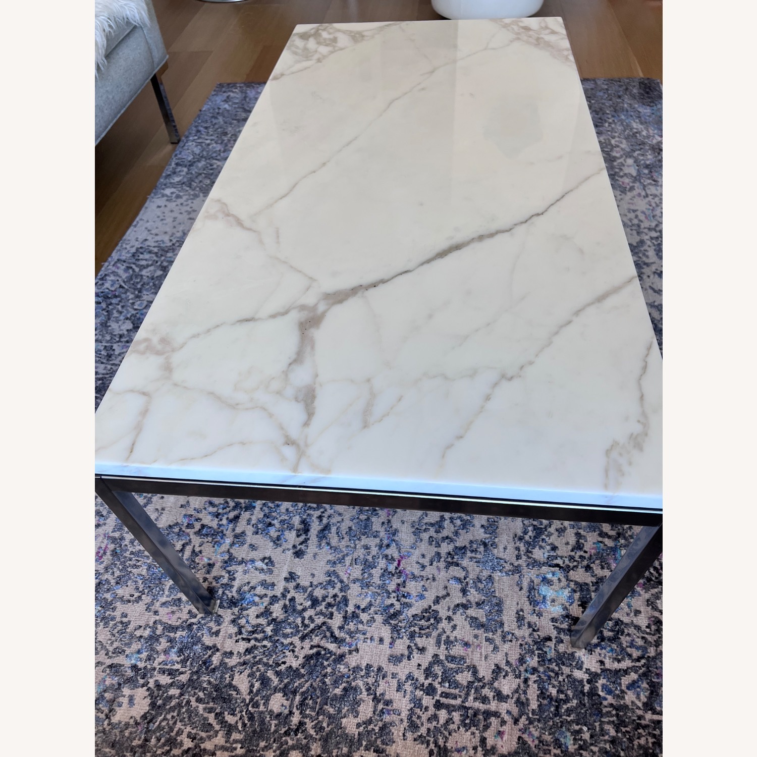 Knoll Calacatta Marble Coffee Table - image-7