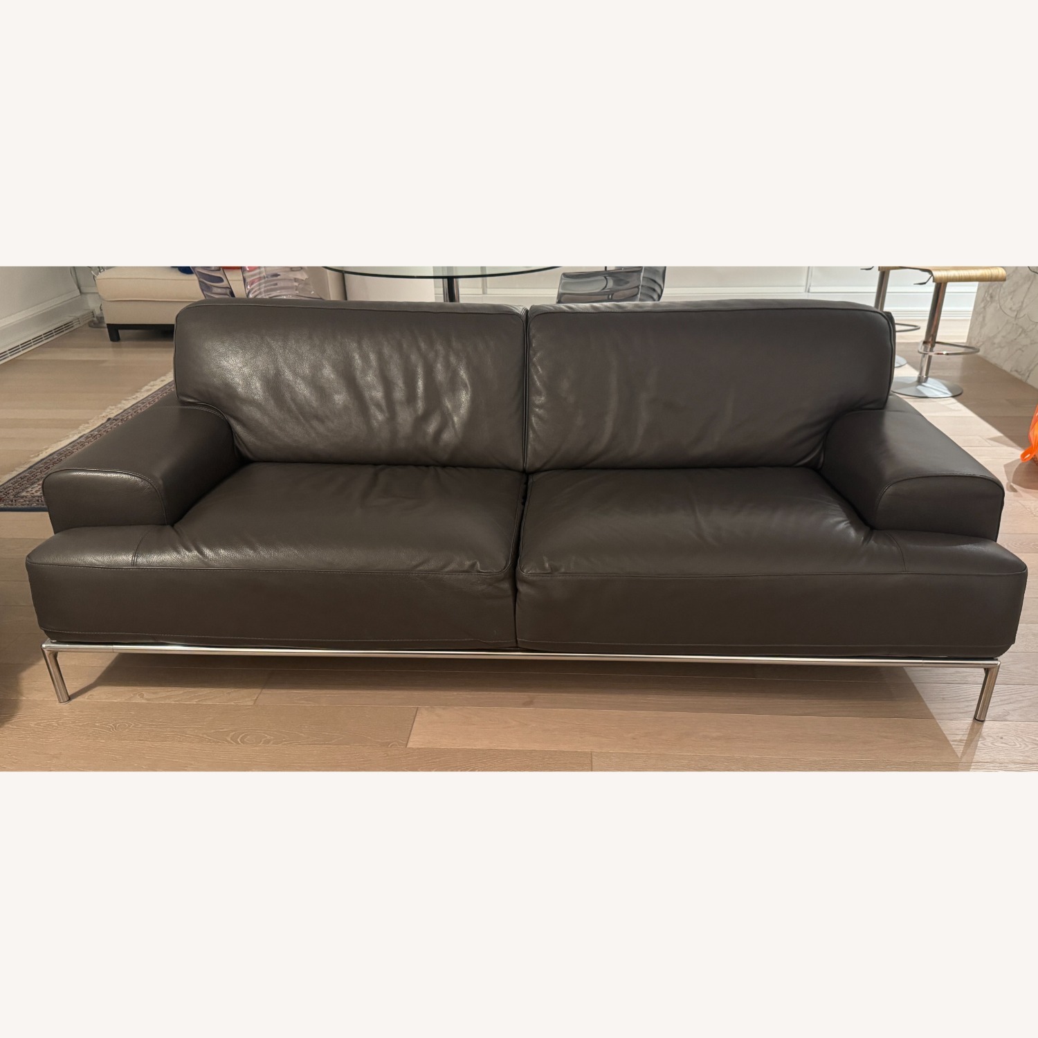 Chateau D'ax Leather Sectional Sofa - image-2