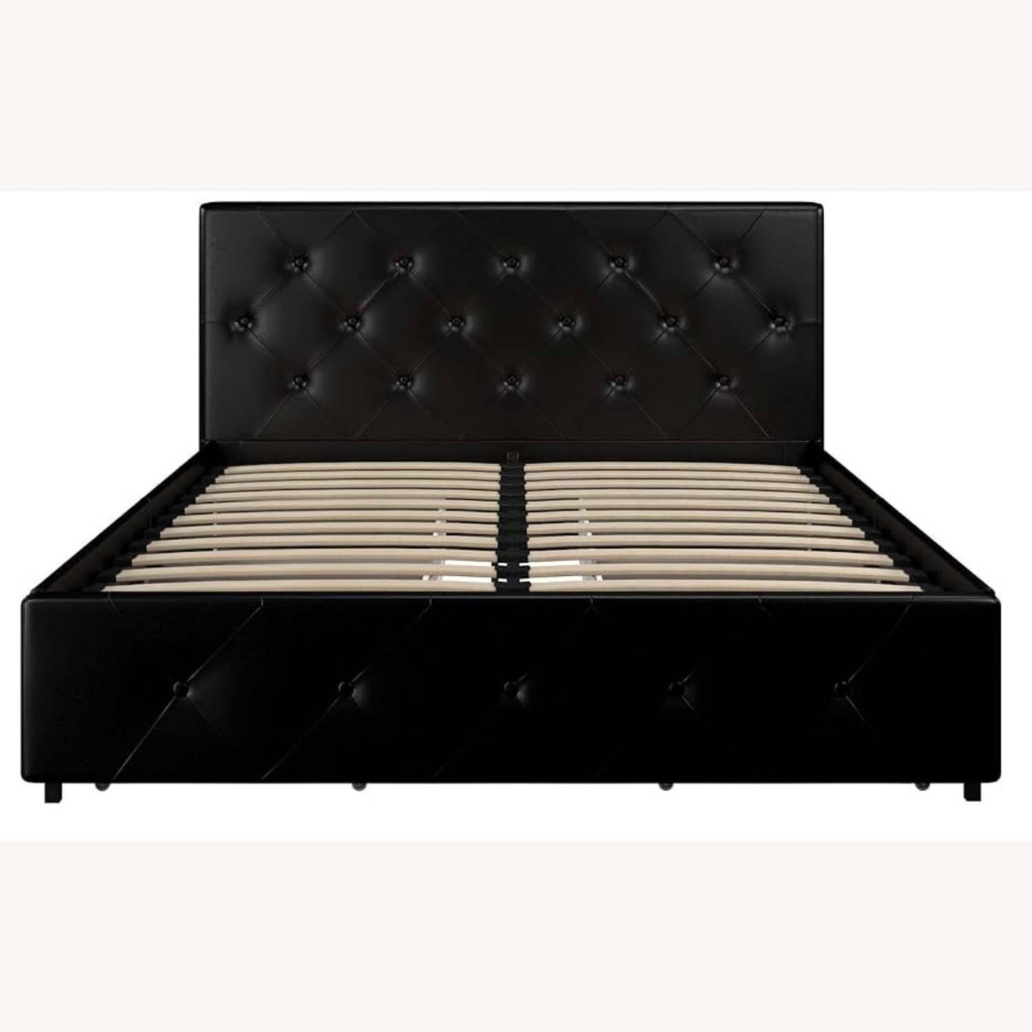 Black Queen Size Bed Frame  - image-4