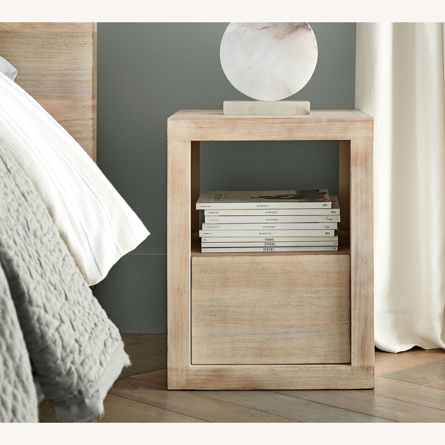 Pottery Barn Cayman Charging Nightstand (16") - image-5