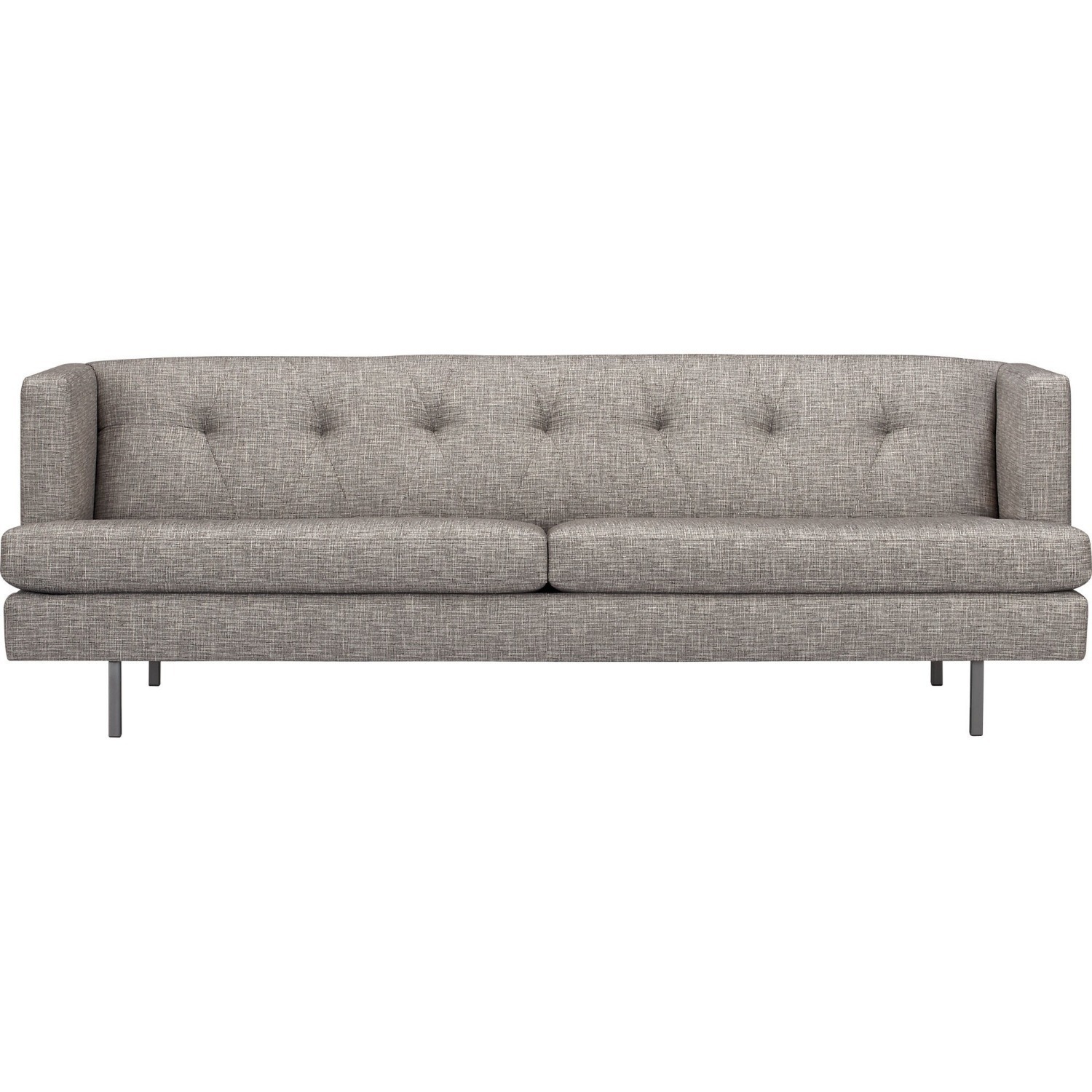 CB2 Avec Midcentury Modern Sofa in Grey Tweed - image-1