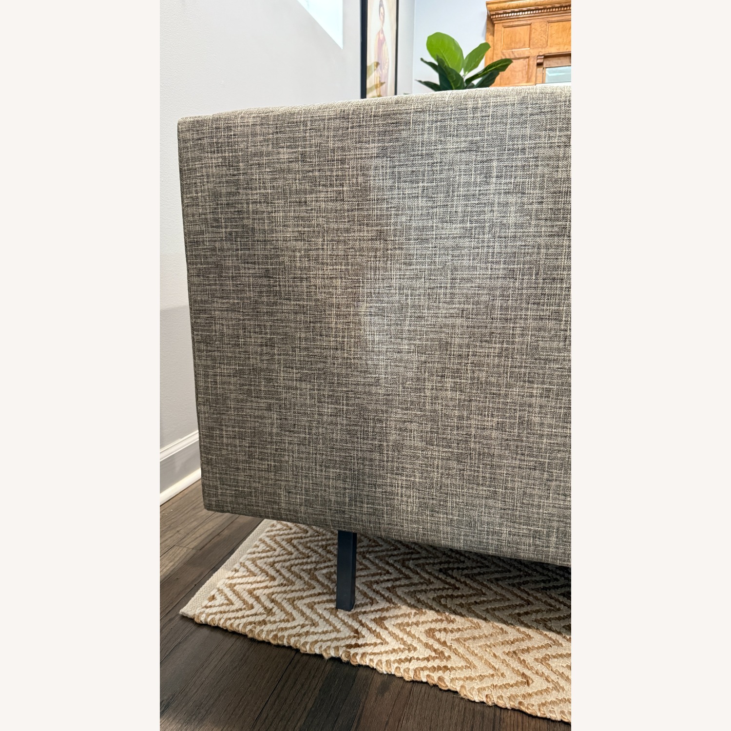 CB2 Avec Midcentury Modern Sofa in Grey Tweed - image-9