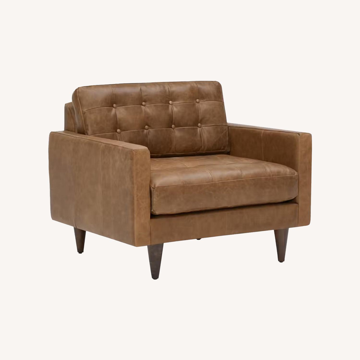 Joybird Eliot Accent Leather Chair  - image-0