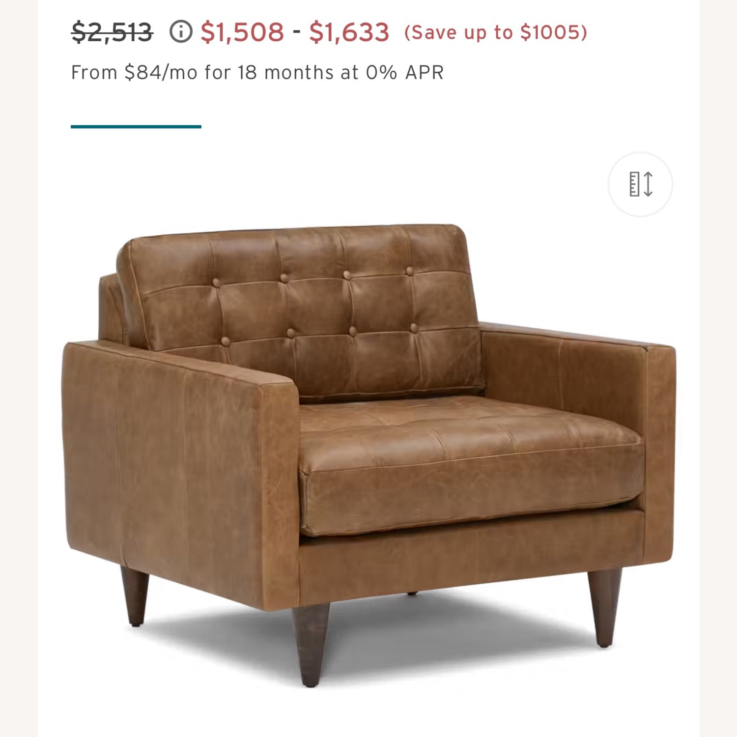 Joybird Eliot Accent Leather Chair  - image-1