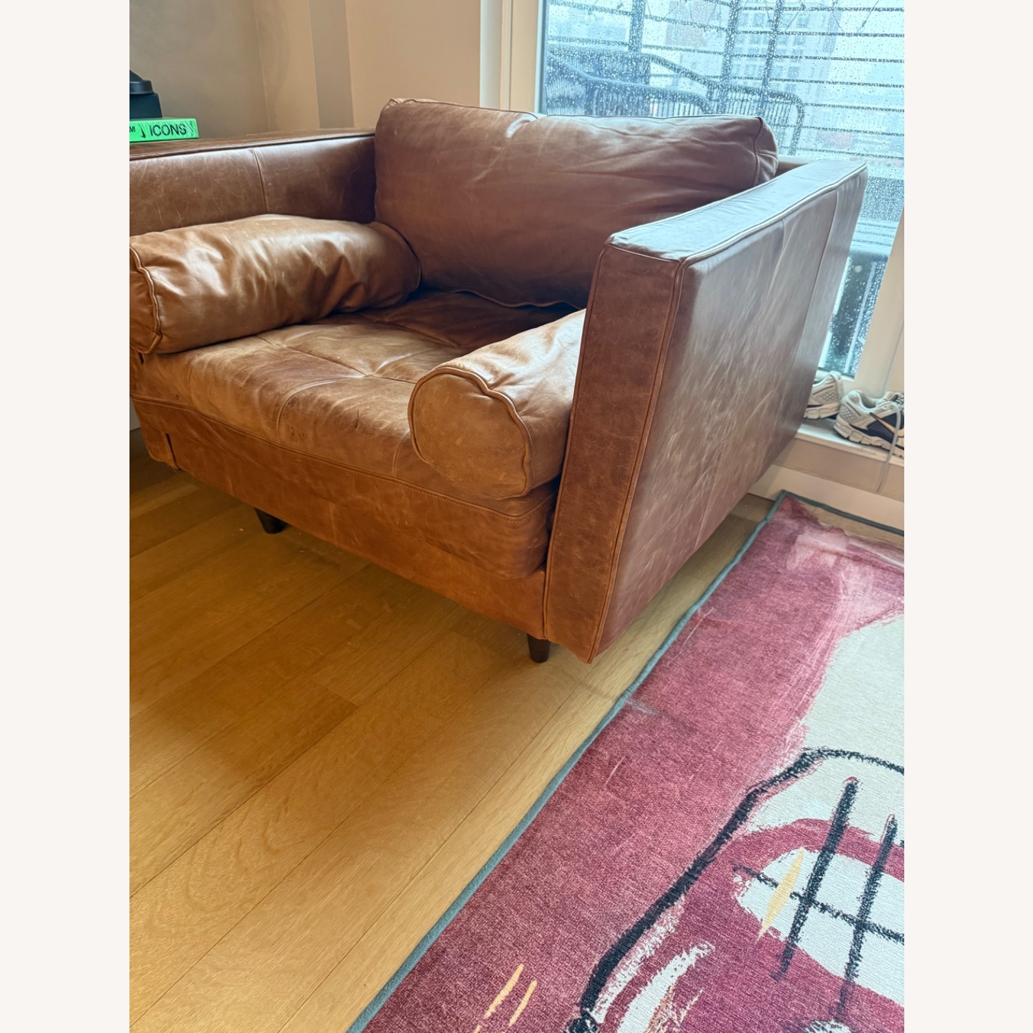 Joybird Eliot Accent Leather Chair  - image-3