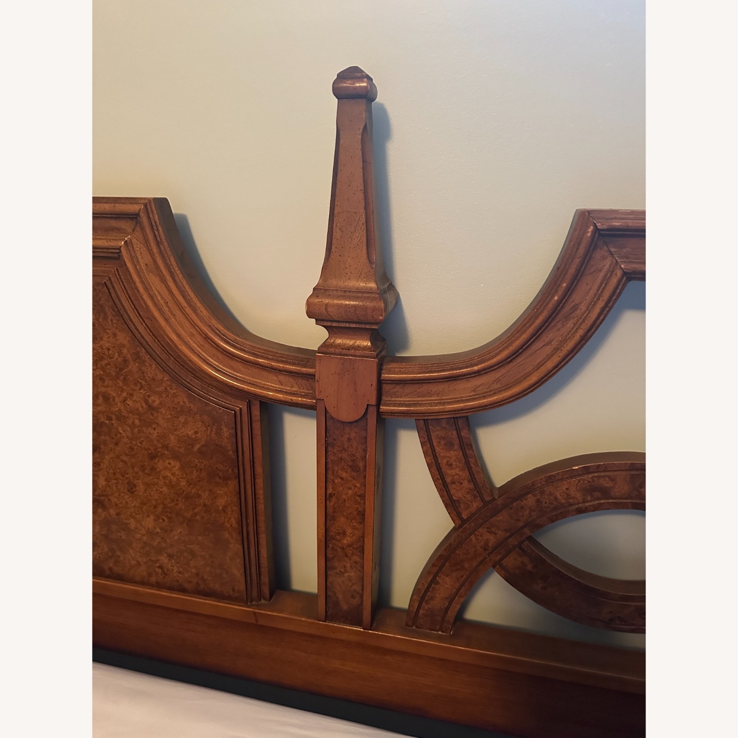 Burl Wood Vintage Headboard - image-2