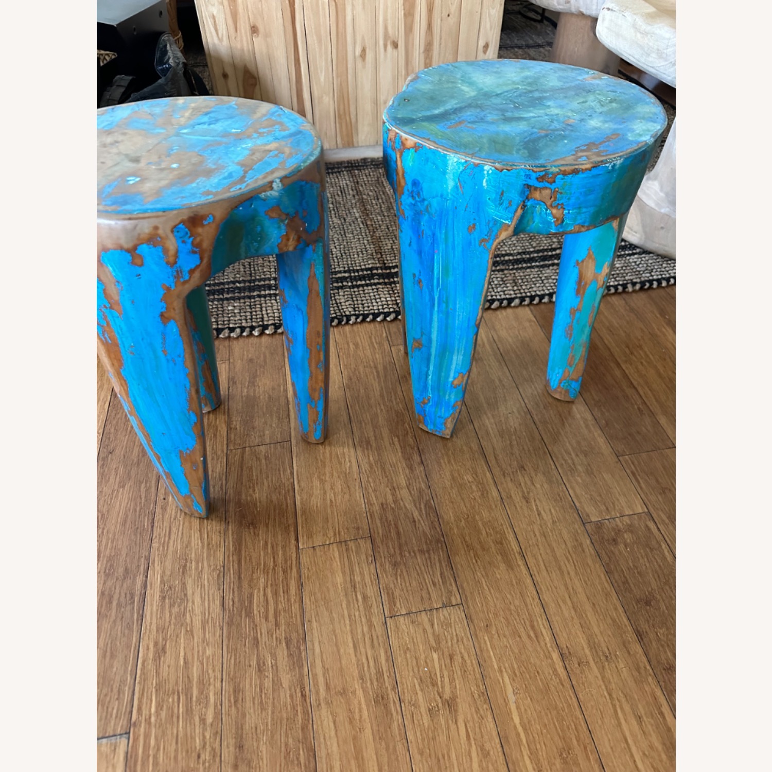 Vintage Indonesian Stools  - image-4