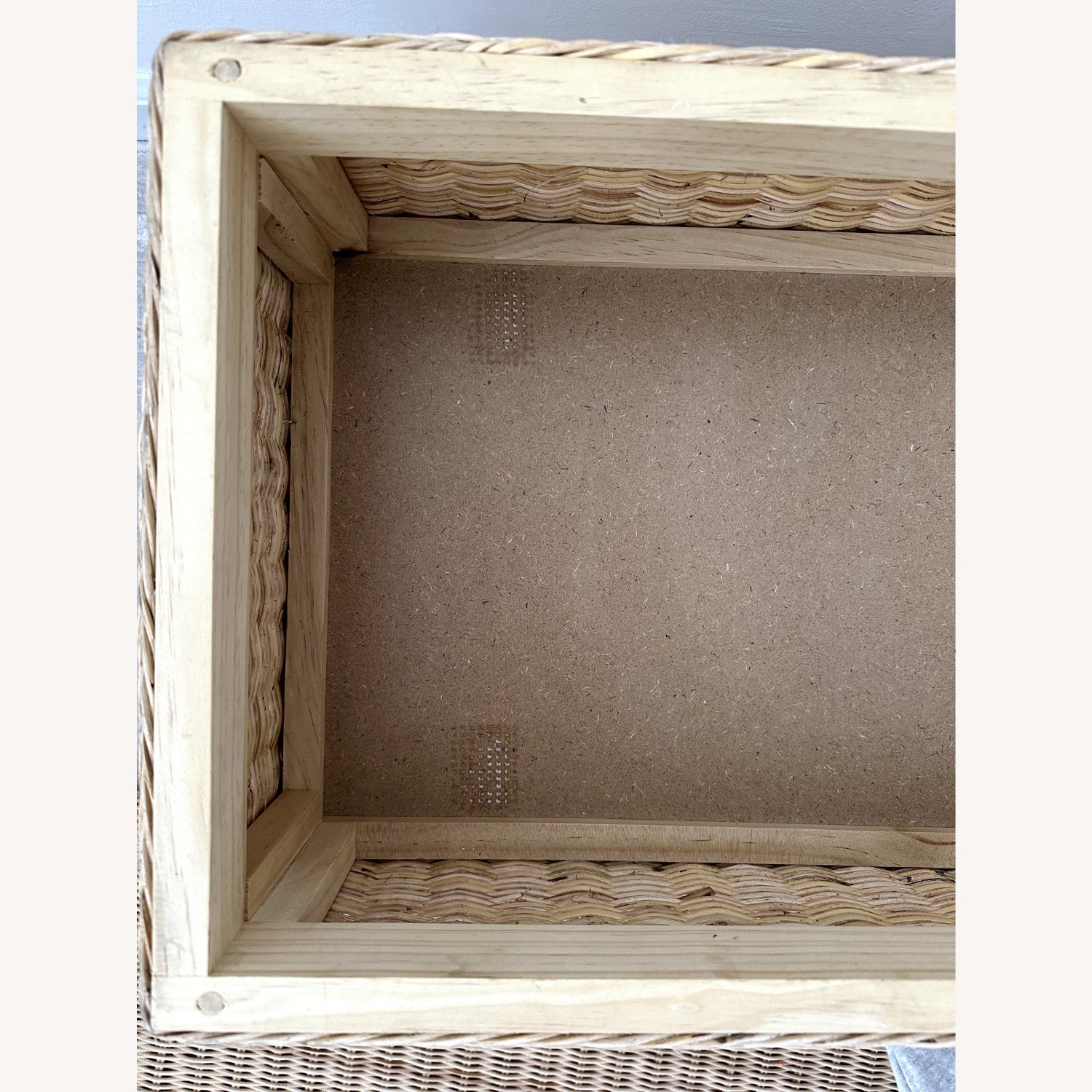 IKEA TOLKNING Bench with Storage, Handmade Rattan - image-4