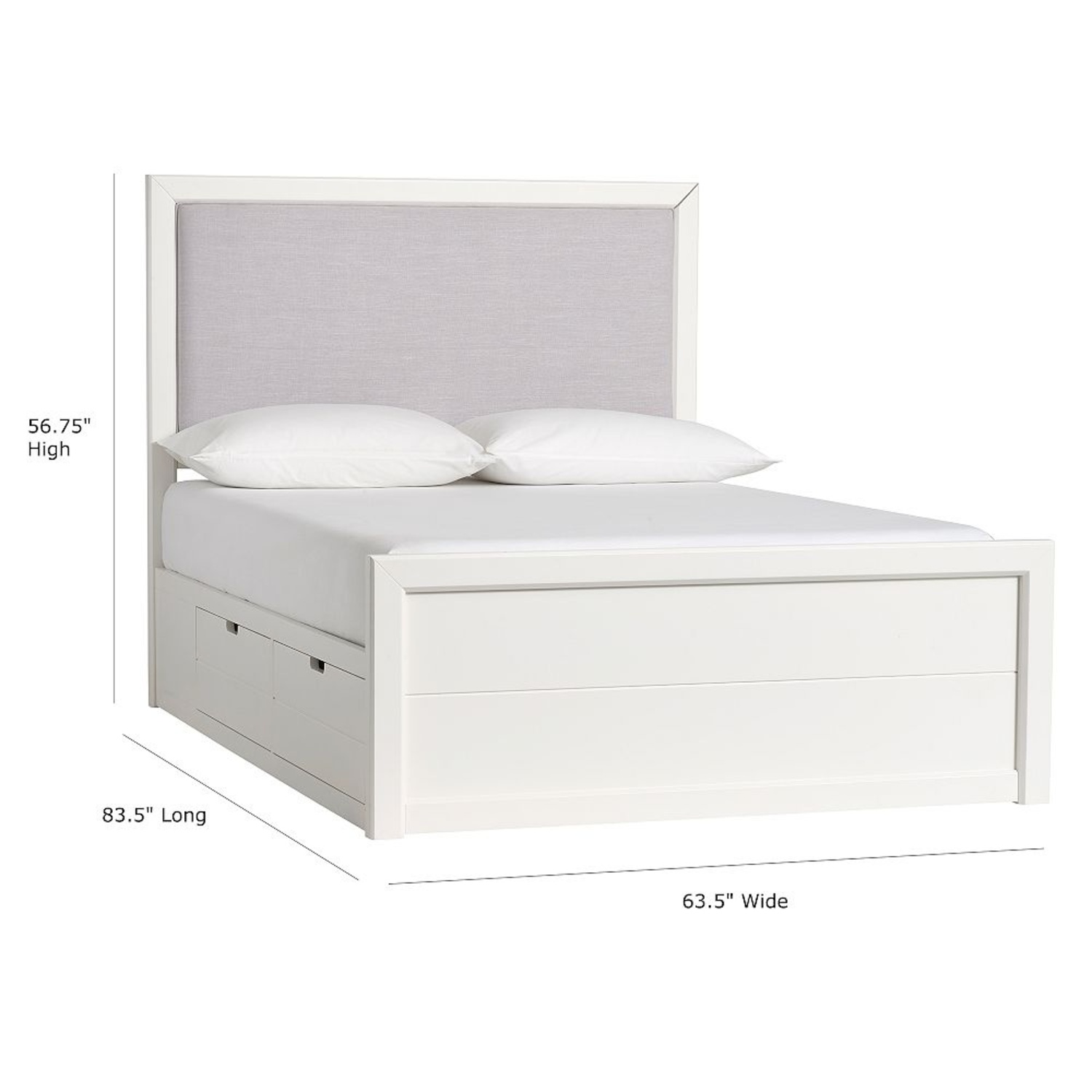 PB Teen Bed Sutton Storage Bed - image-0