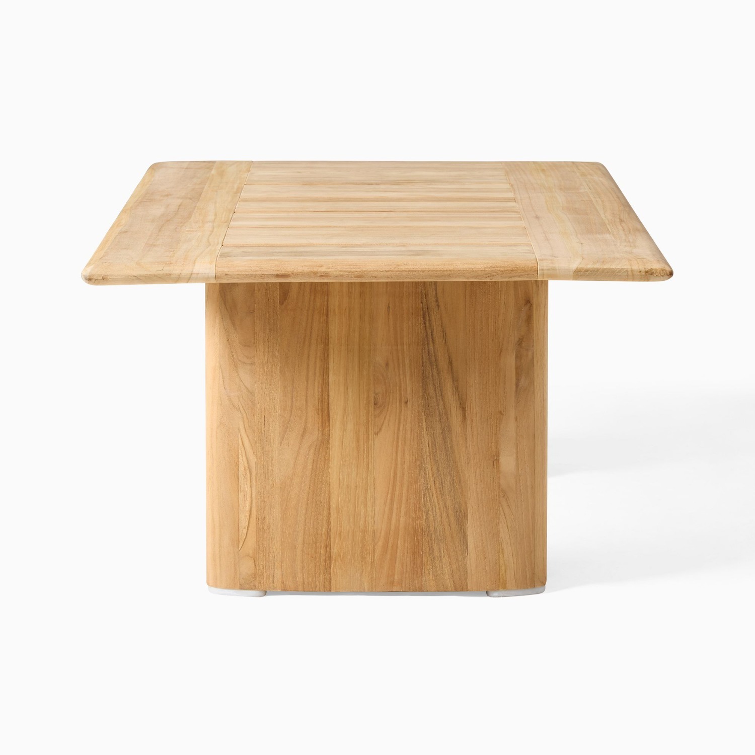 West Elm Anton Outdoor Teak Coffee Table (42") - image-2