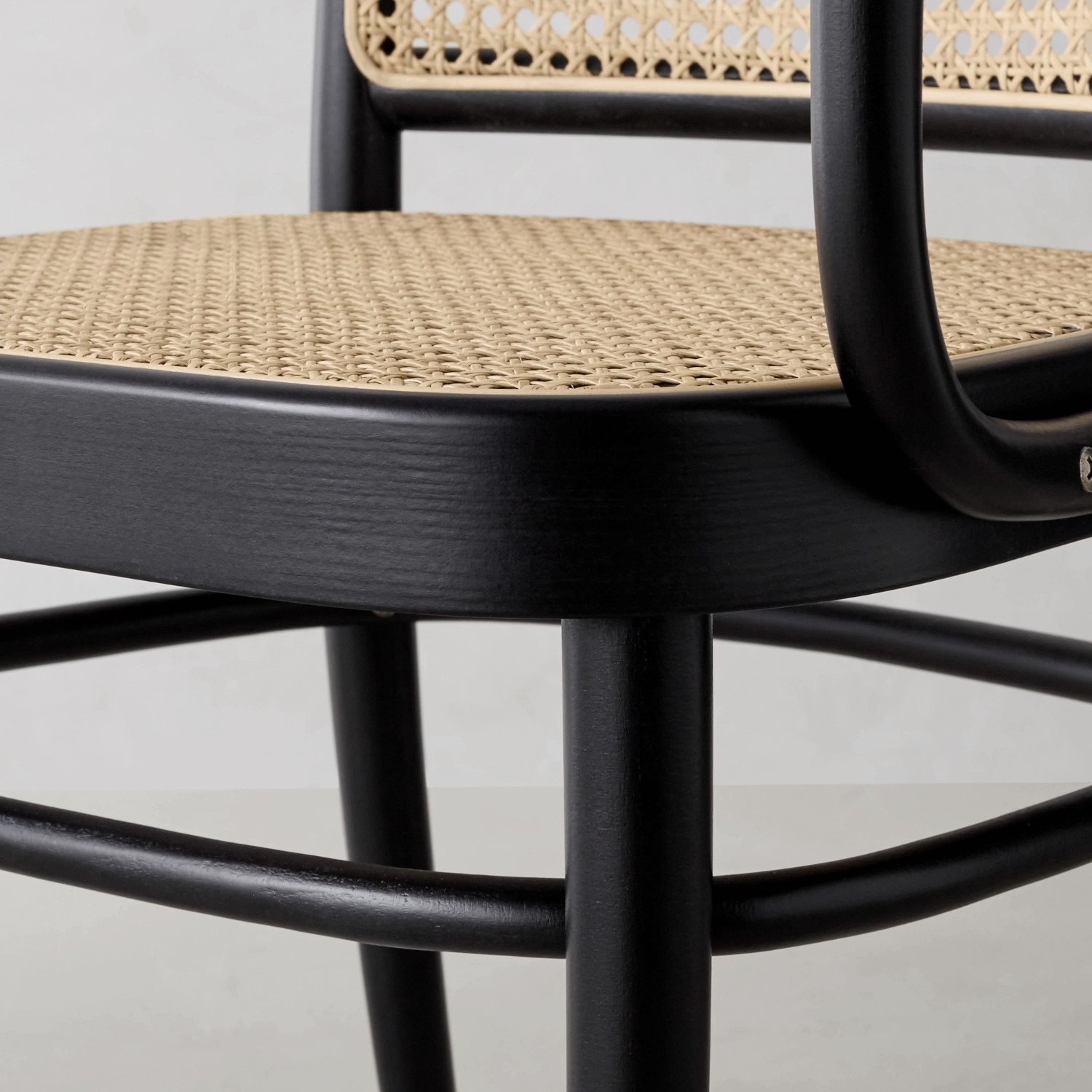 Williams Sonoma Ton 811 Caned Dining Armchair - image-2