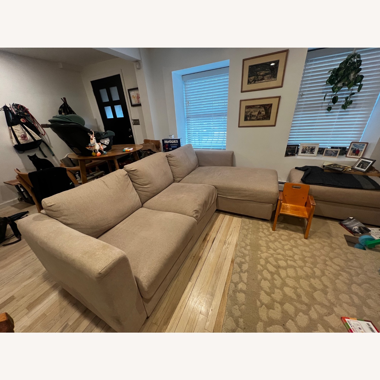 IKEA Finnala Couch and Ottoman - image-2