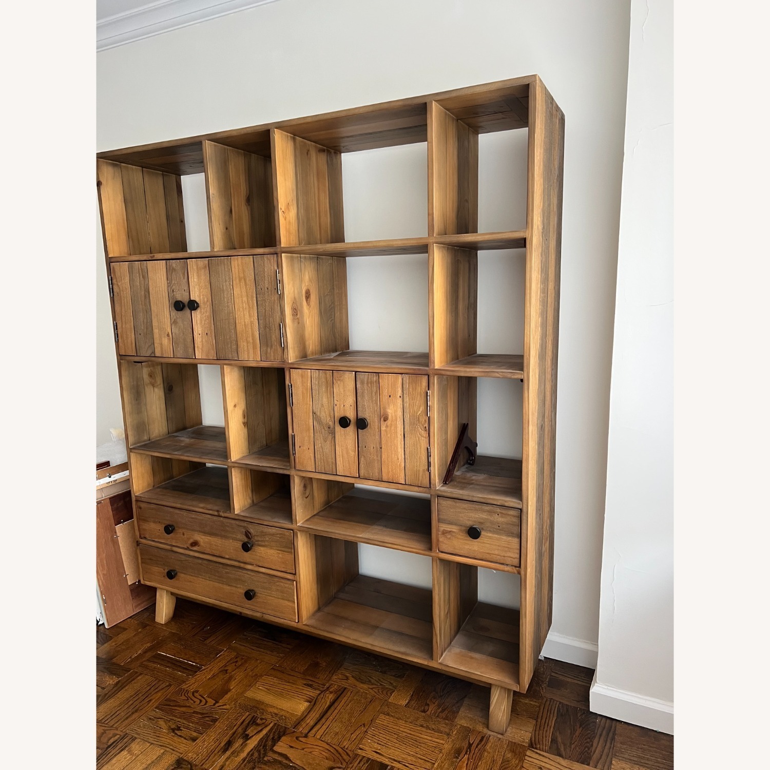 Perigold Art Deco Wood Shelf Unit - image-2