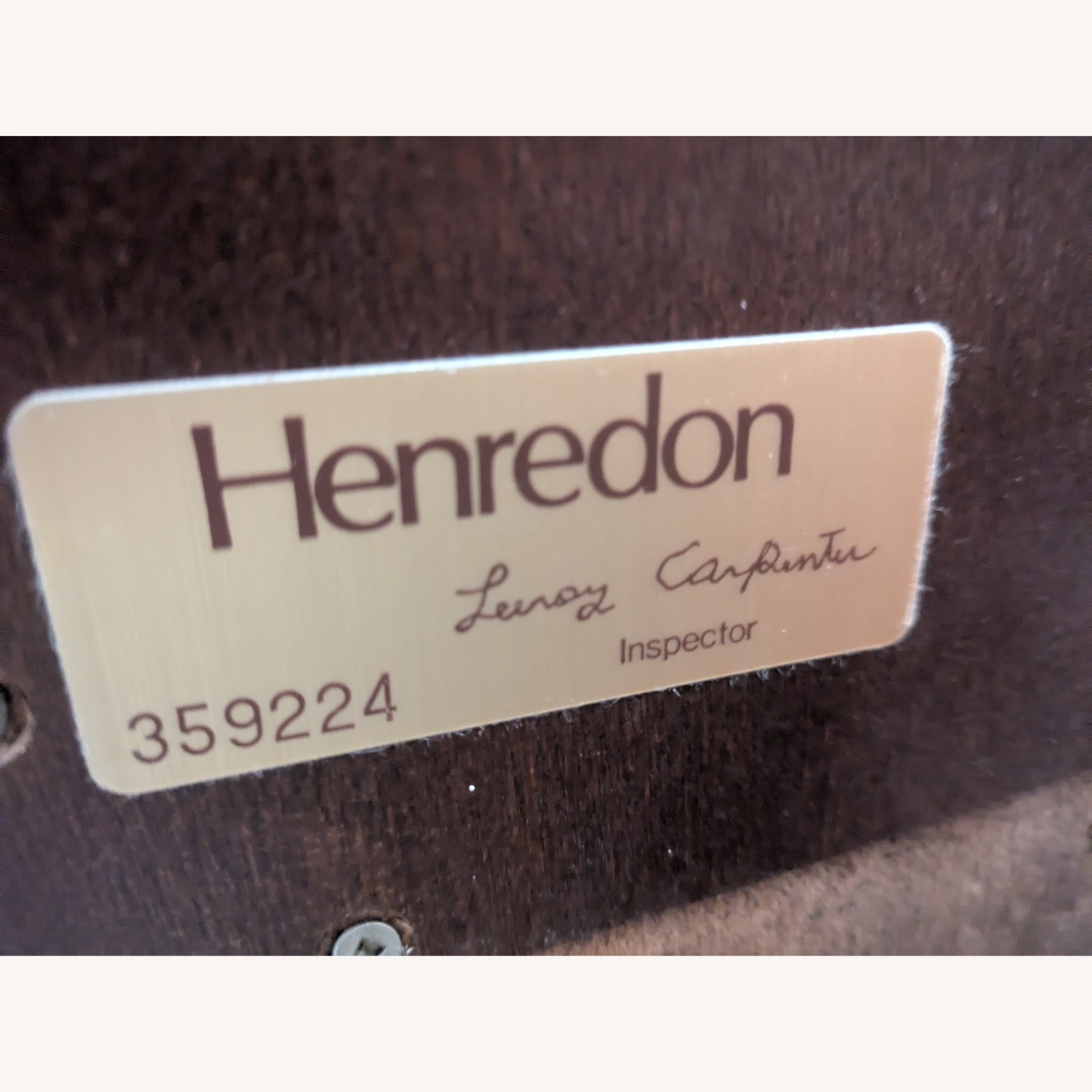 Henredon Walnut Queen Bridge Bed - image-2
