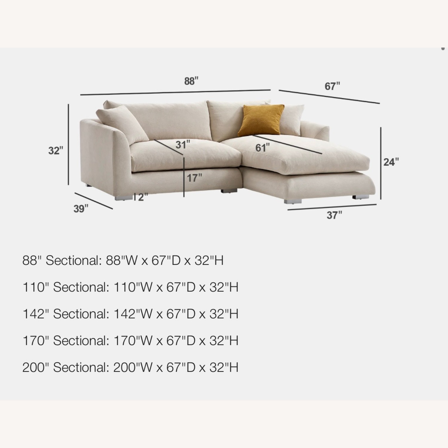 Mario Capasa Beige Sectional Sofa - image-5