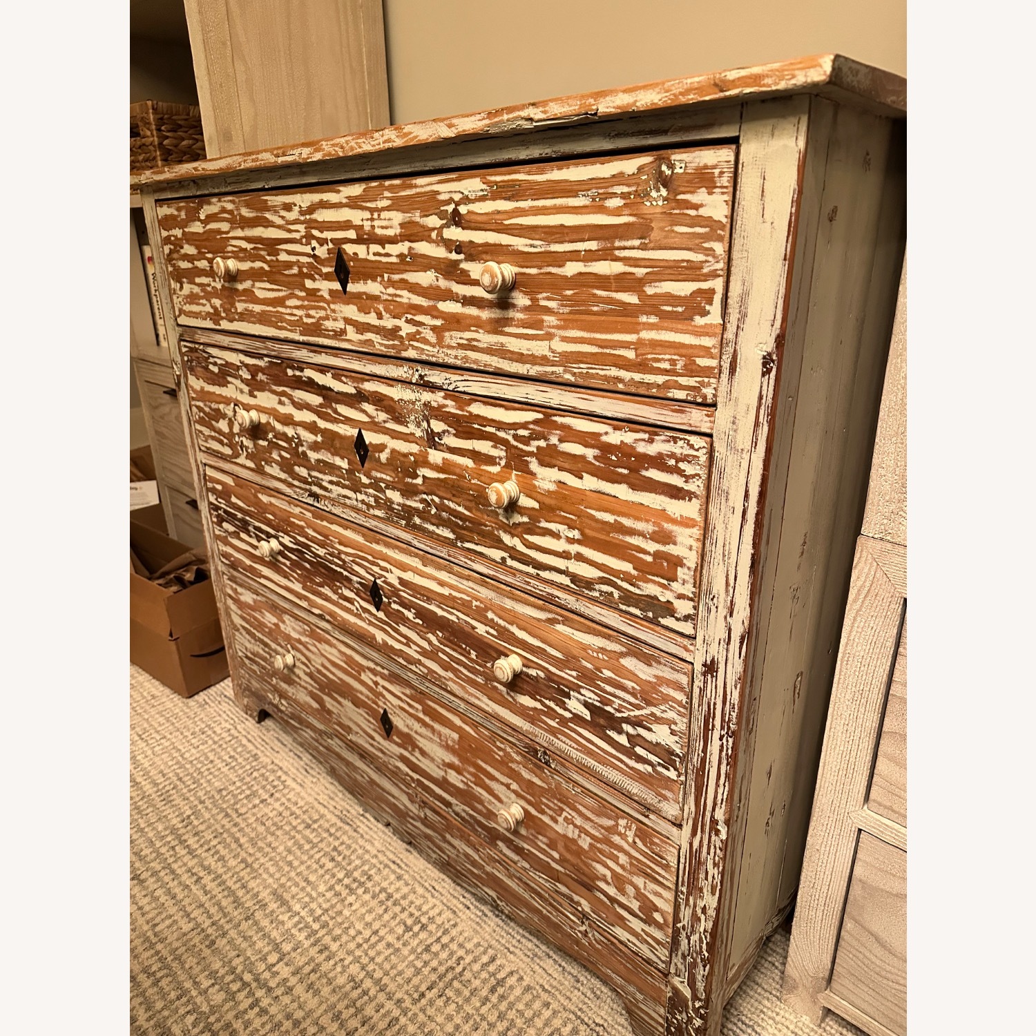 Dovetail Furniture Distressed Dresser - image-2