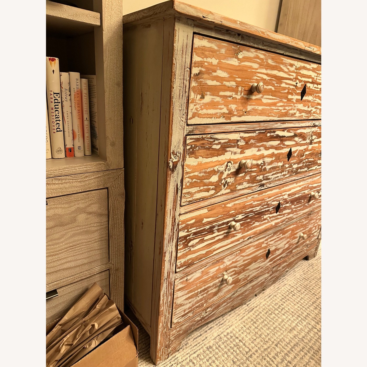 Dovetail Furniture Distressed Dresser - image-3
