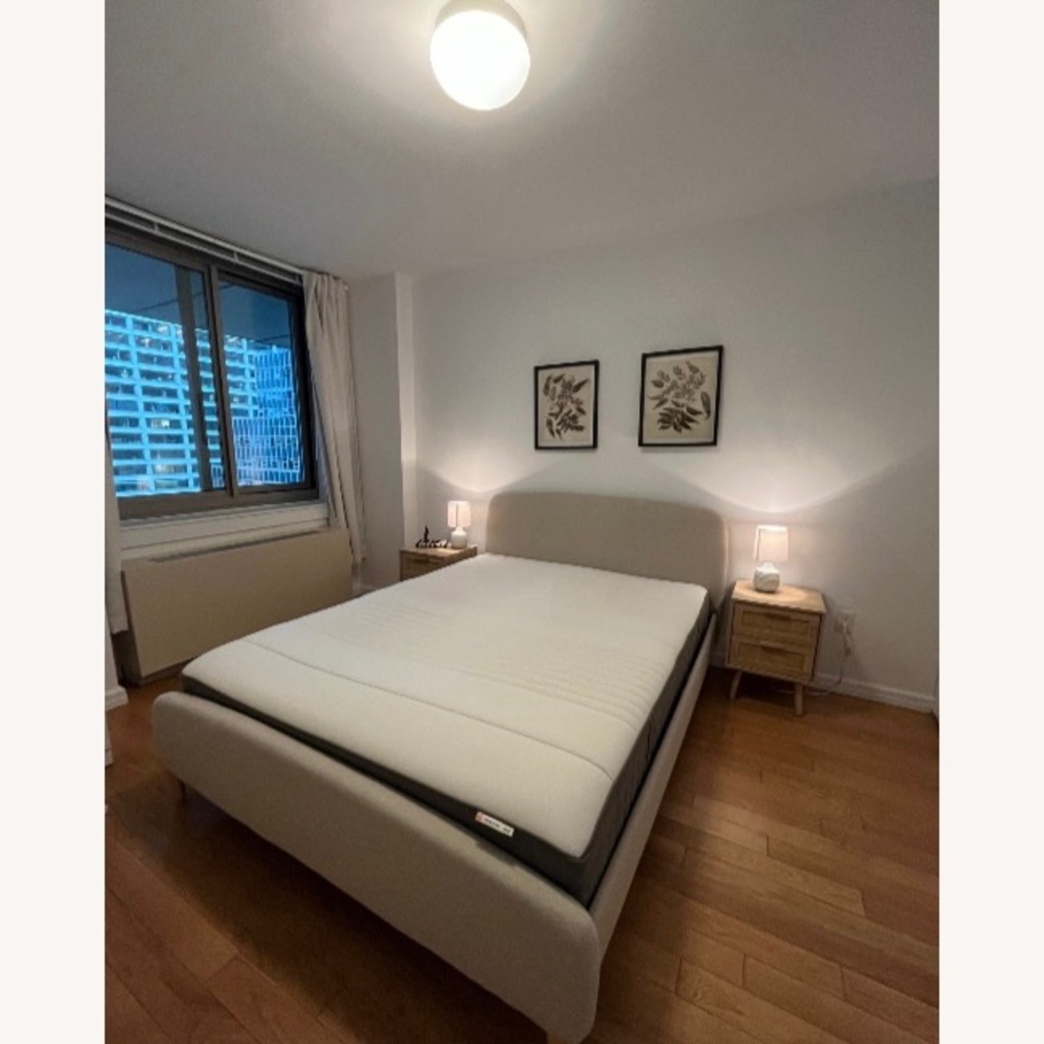 Baxton Studio Mia Mid Century Queen Bed Frame - image-2
