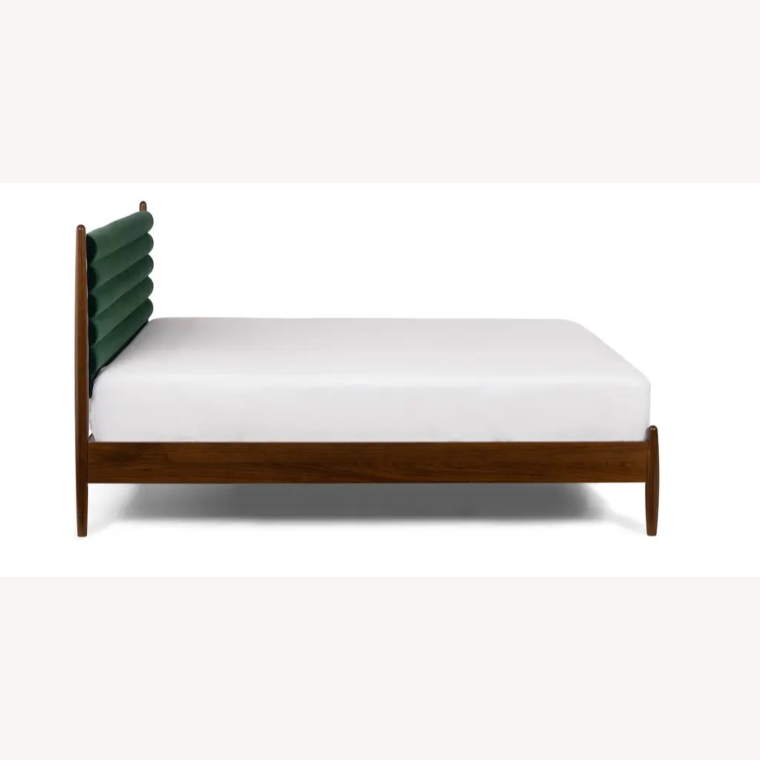 Article Lenia Plush Green King Bed - image-2