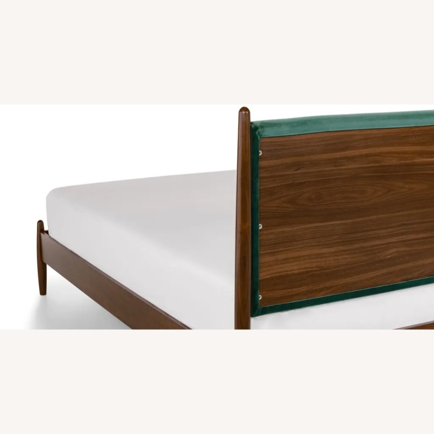 Article Lenia Plush Green King Bed - image-4