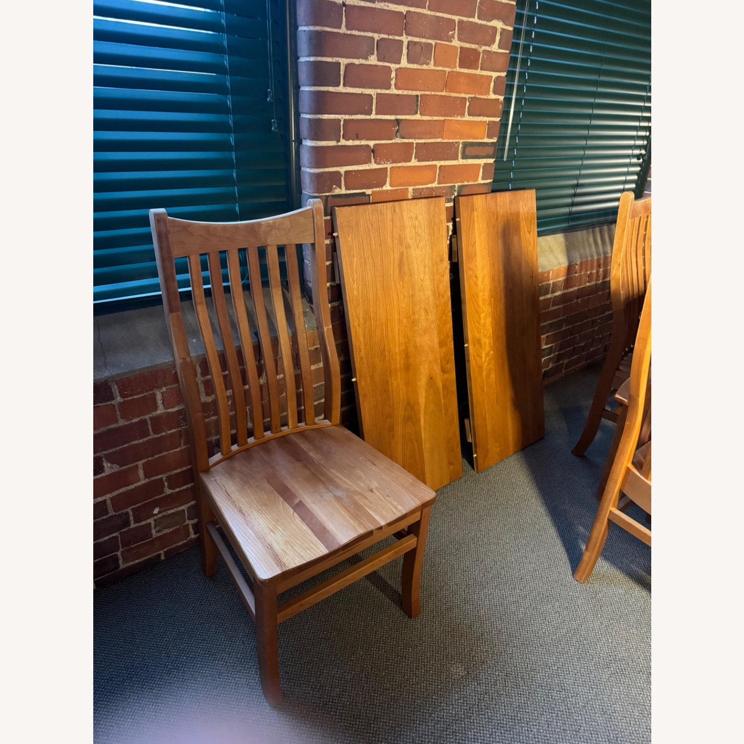 Jordan's Furniture Wood Table  - image-2