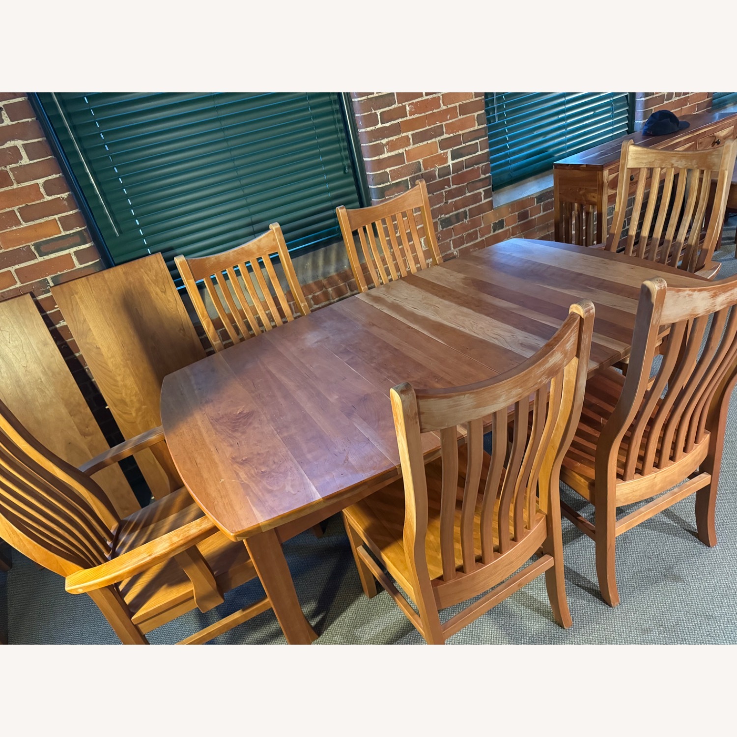 Jordan's Furniture Wood Table  - image-1