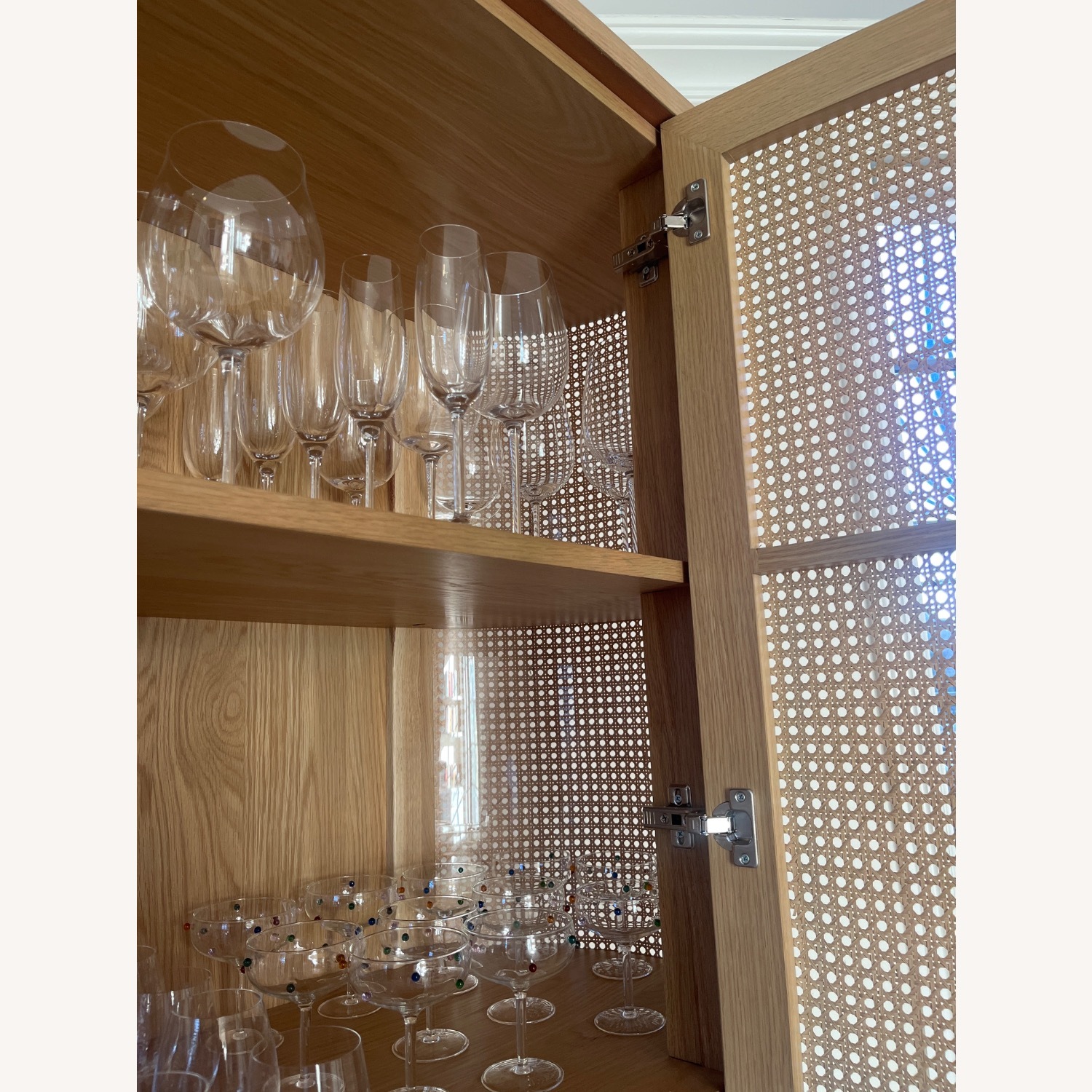 Crate & Barrel Fields Natural Storage Cabinet - image-4