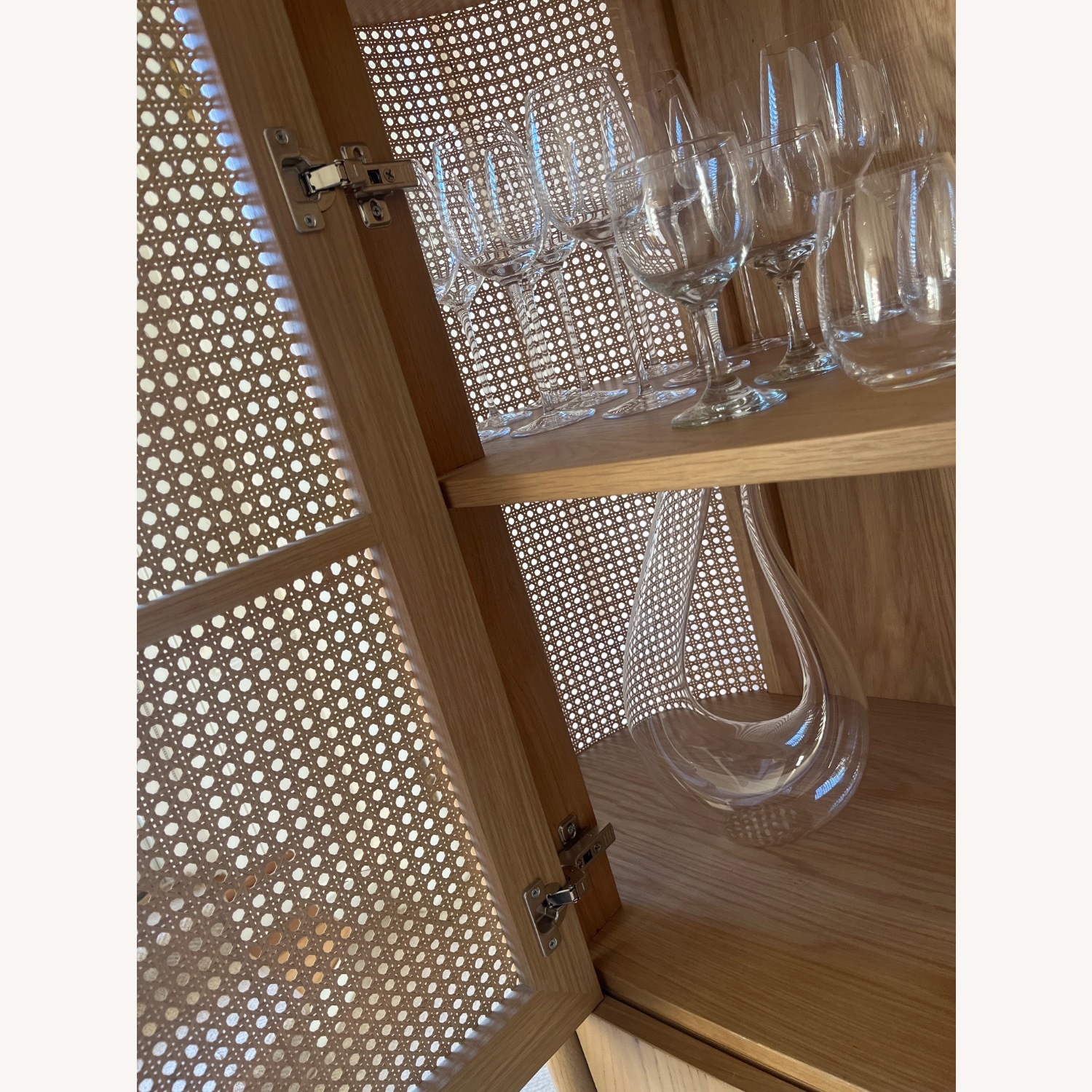 Crate & Barrel Fields Natural Storage Cabinet - image-5