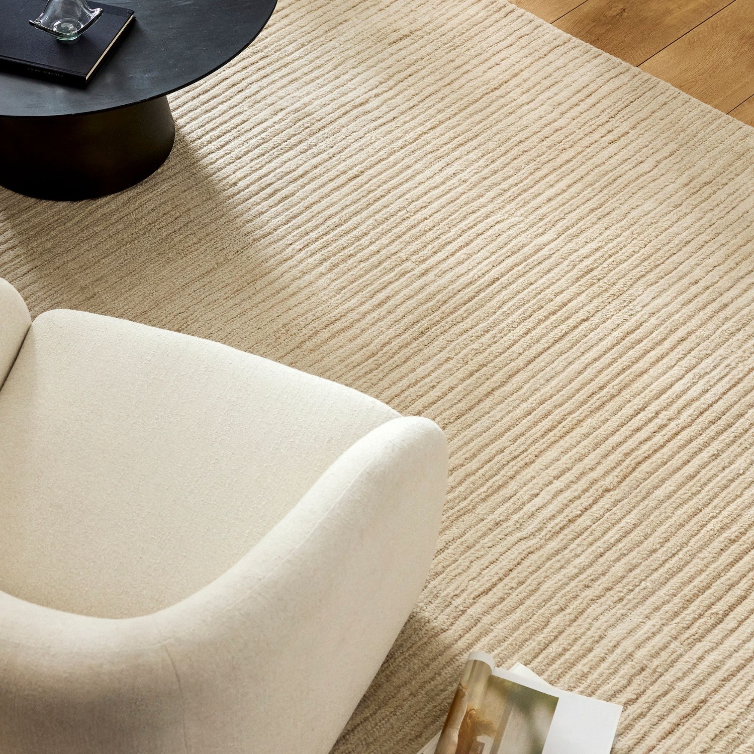 West Elm Lumini Performance Wool Rug 2.5X7 - image-4