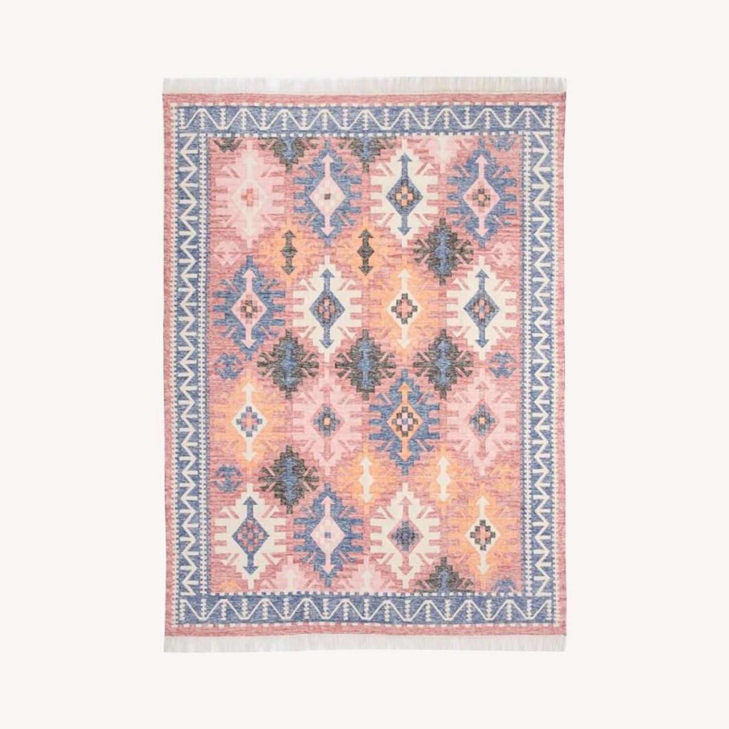 West Elm Framed Arrows Outdoor Performance Rug 5X8 - image-0