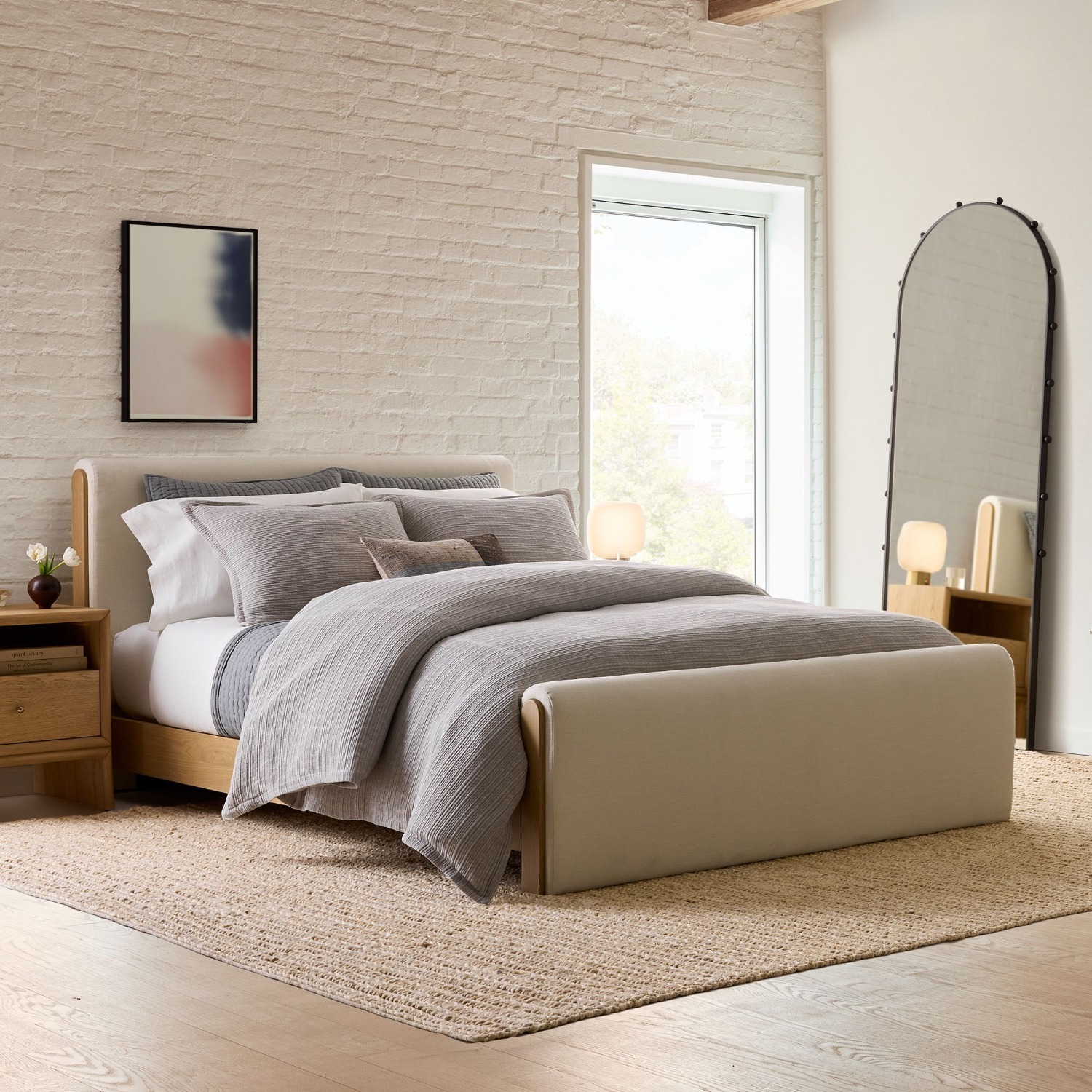 West Elm Laguna Jute Wool Rug 5X8 - image-4