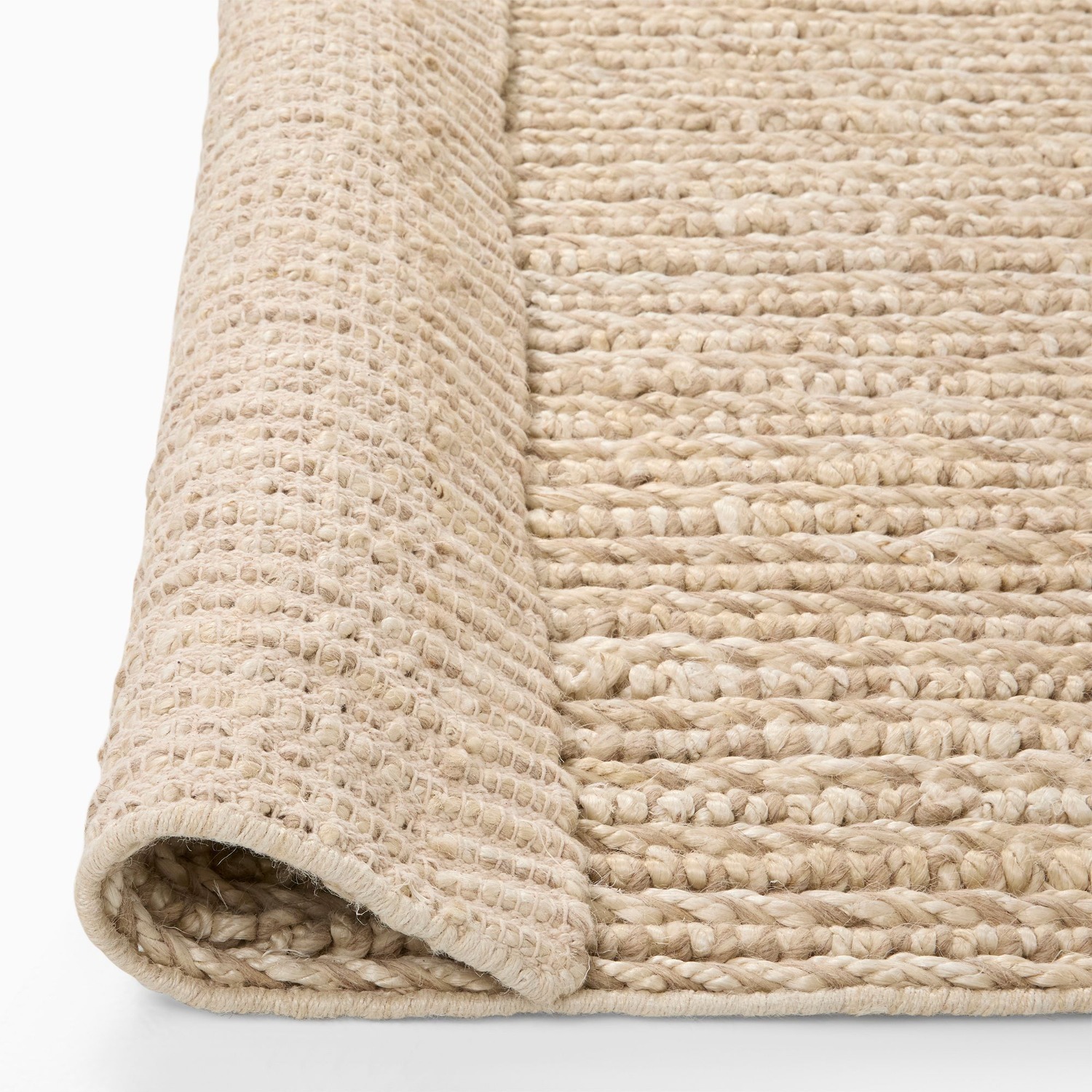 West Elm Laguna Jute Wool Rug 5X8 - image-1