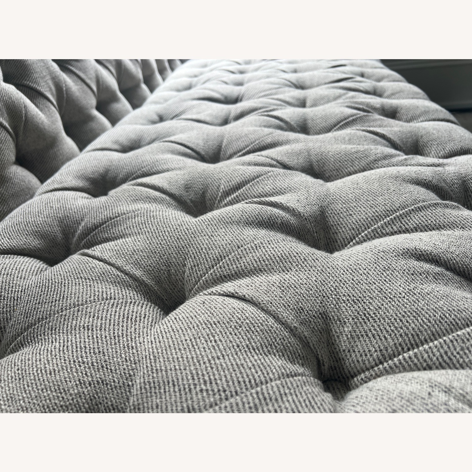 West Elm Modern Chesterfield 79" Sofa - image-5