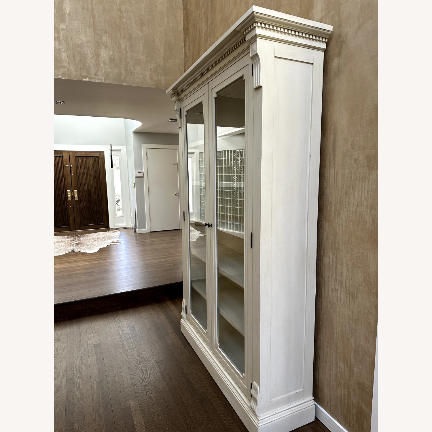 Restoration Hardware St. James White Cabinet - image-1