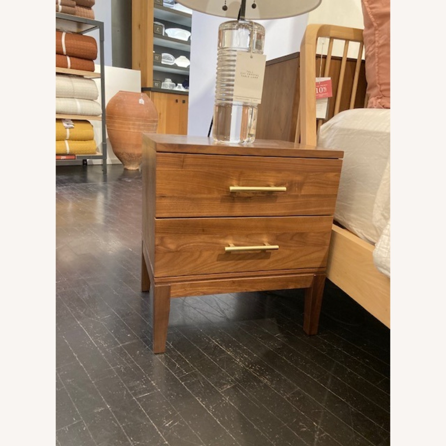 Rejuvenation Hosford Walnut 2-Drawer Nightstand - image-4