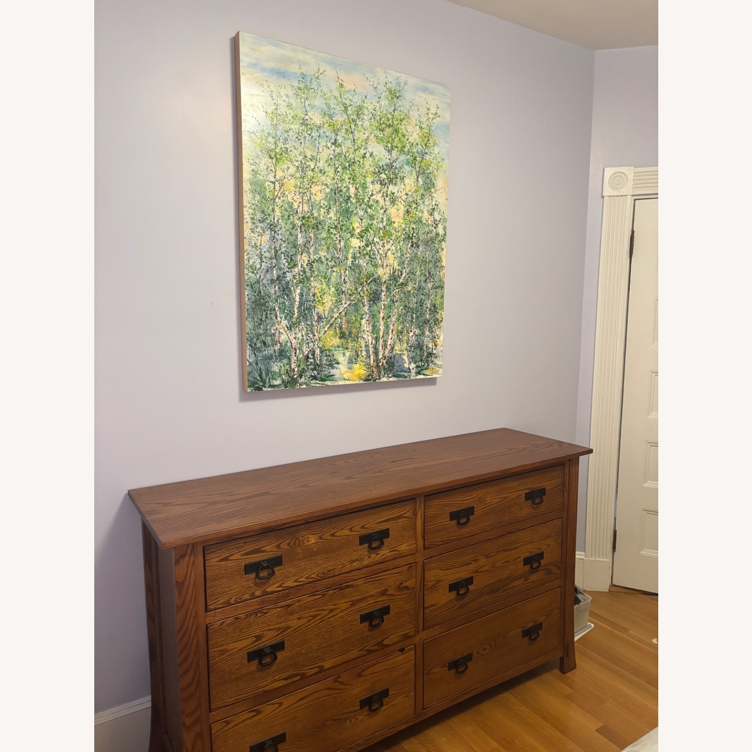 Solid Oak 6-drawer Dresser - image-1