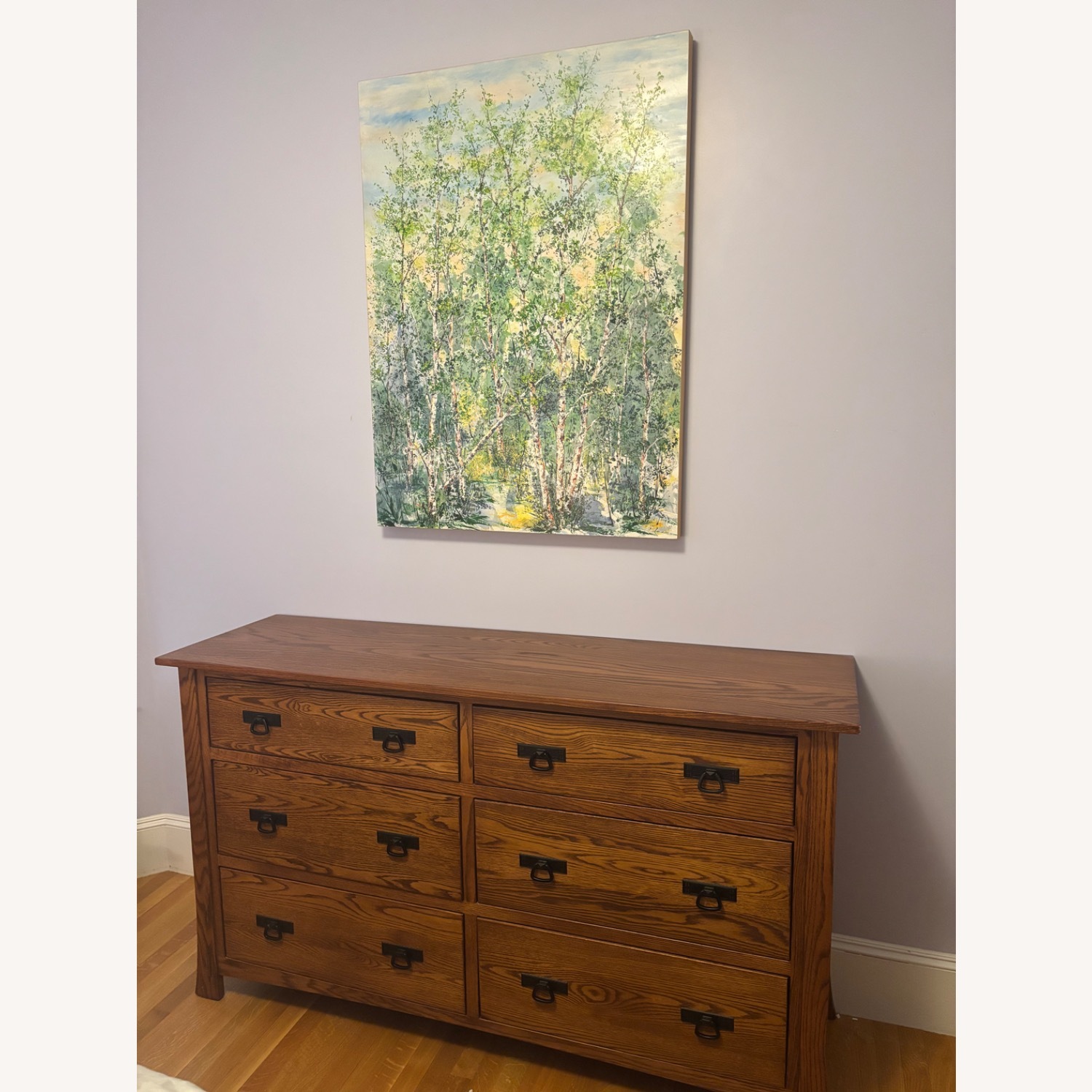 Solid Oak 6-drawer Dresser - image-2