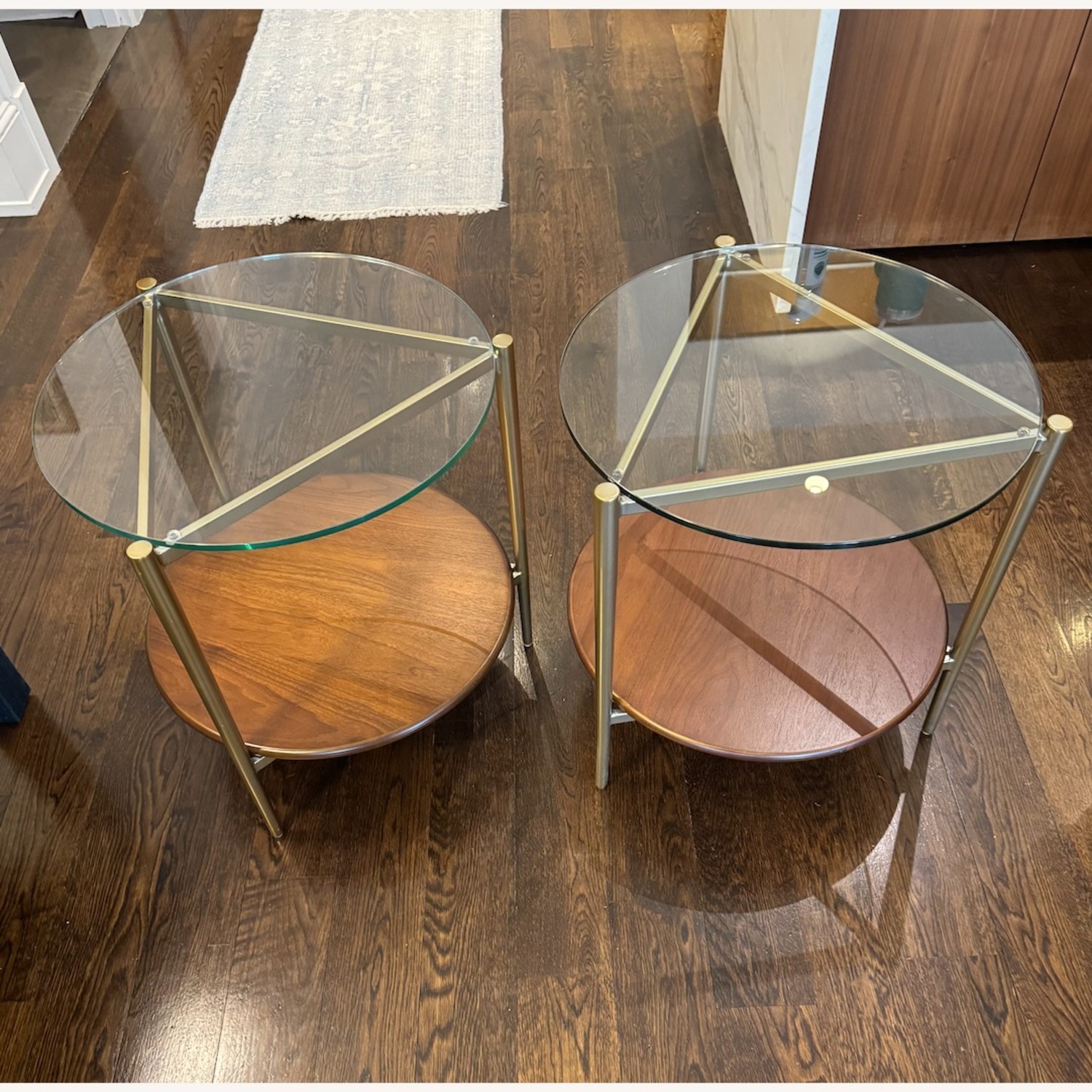 West Elm Mid-Century Art Display Side Tables (Set of 2) - image-2