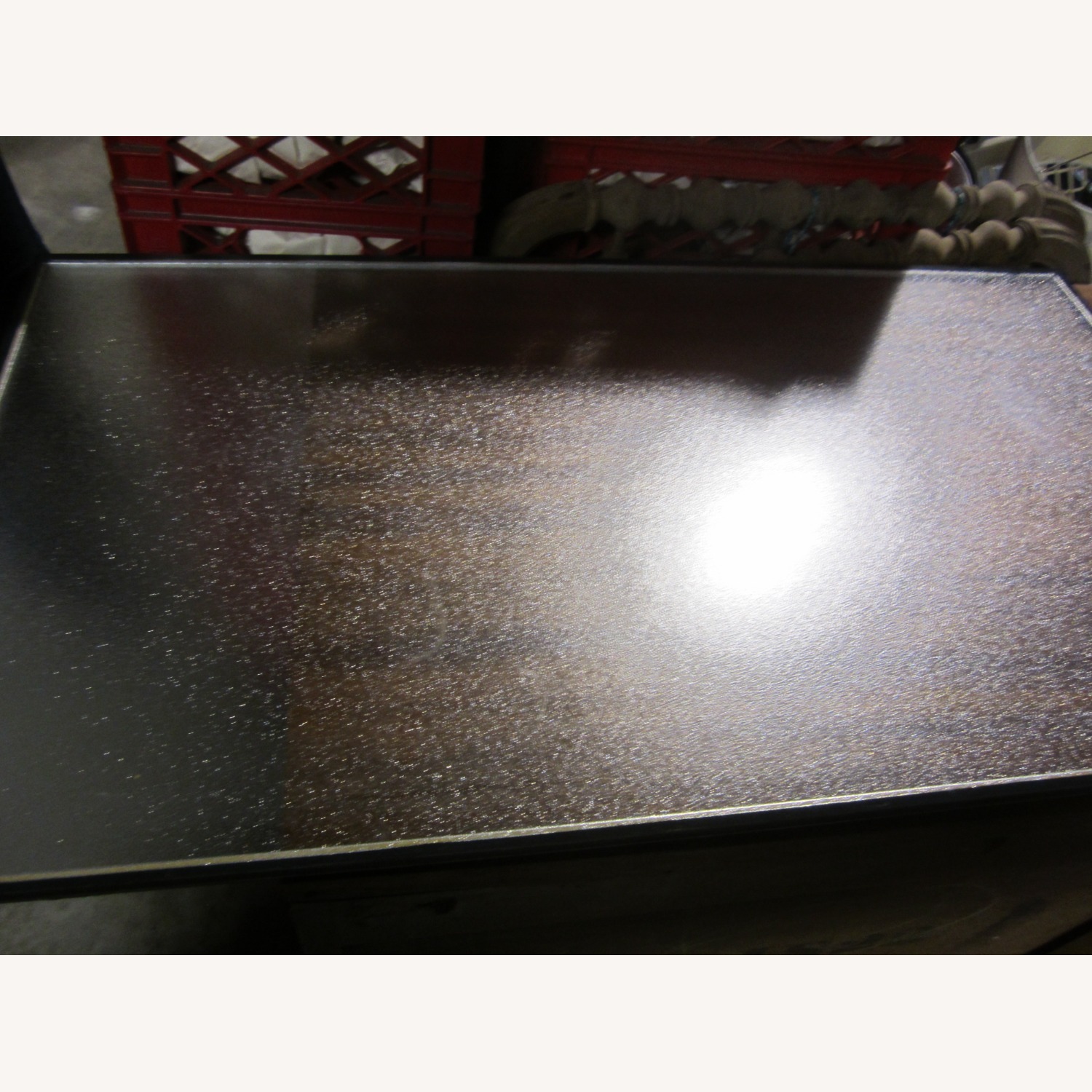 Rare Find Broyhill Rolling Cart W Copper Accents - image-12