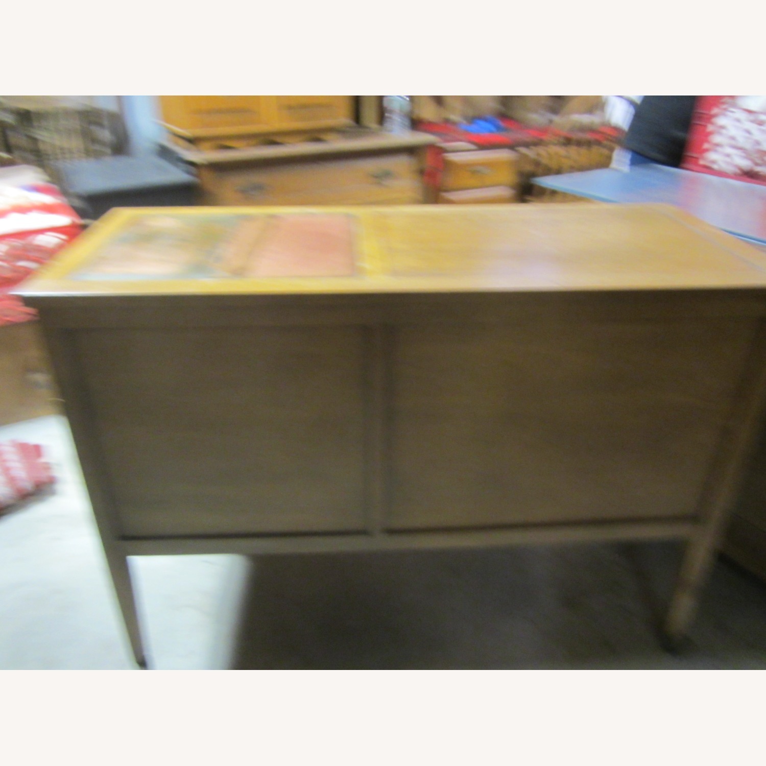 Rare Find Broyhill Rolling Cart W Copper Accents - image-7