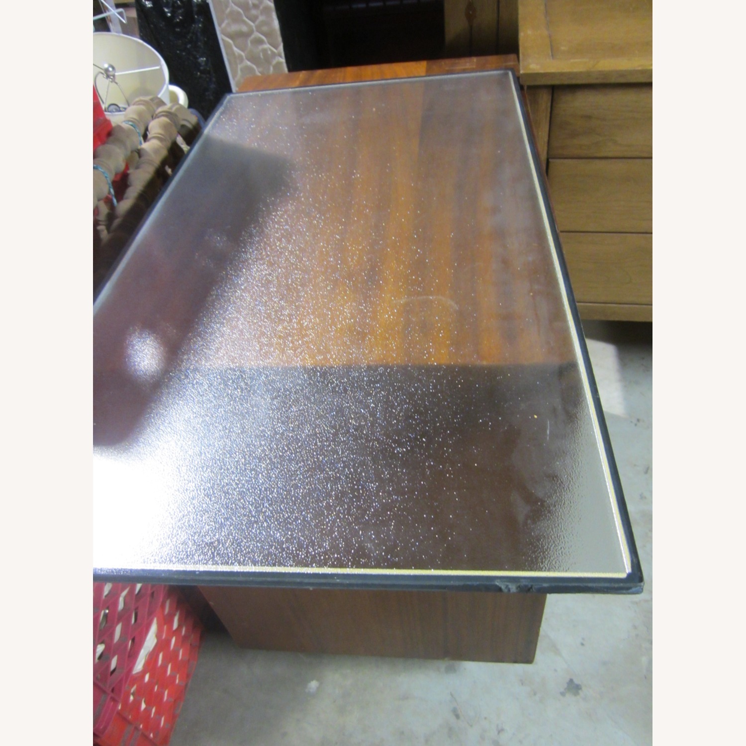 Rare Find Broyhill Rolling Cart W Copper Accents - image-11