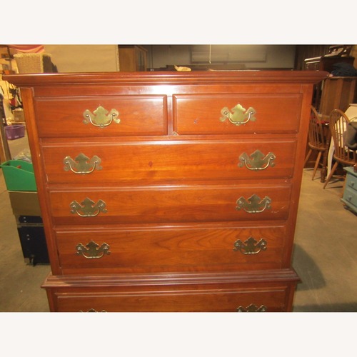 Used Vintage Ethan Allen Gents Dresser Cherry for sale on AptDeco