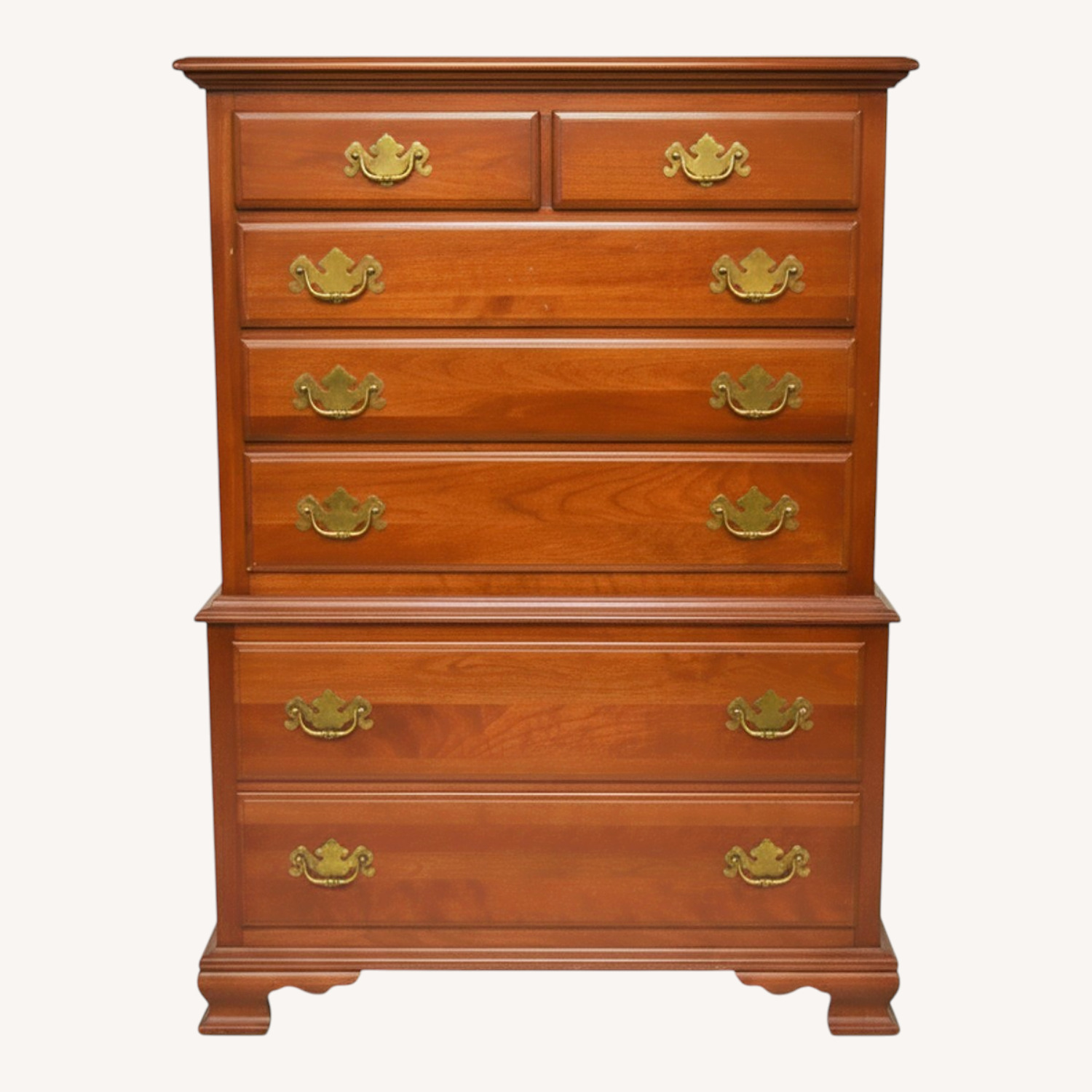 Vintage Ethan Allen Gents Dresser Cherry - image-0