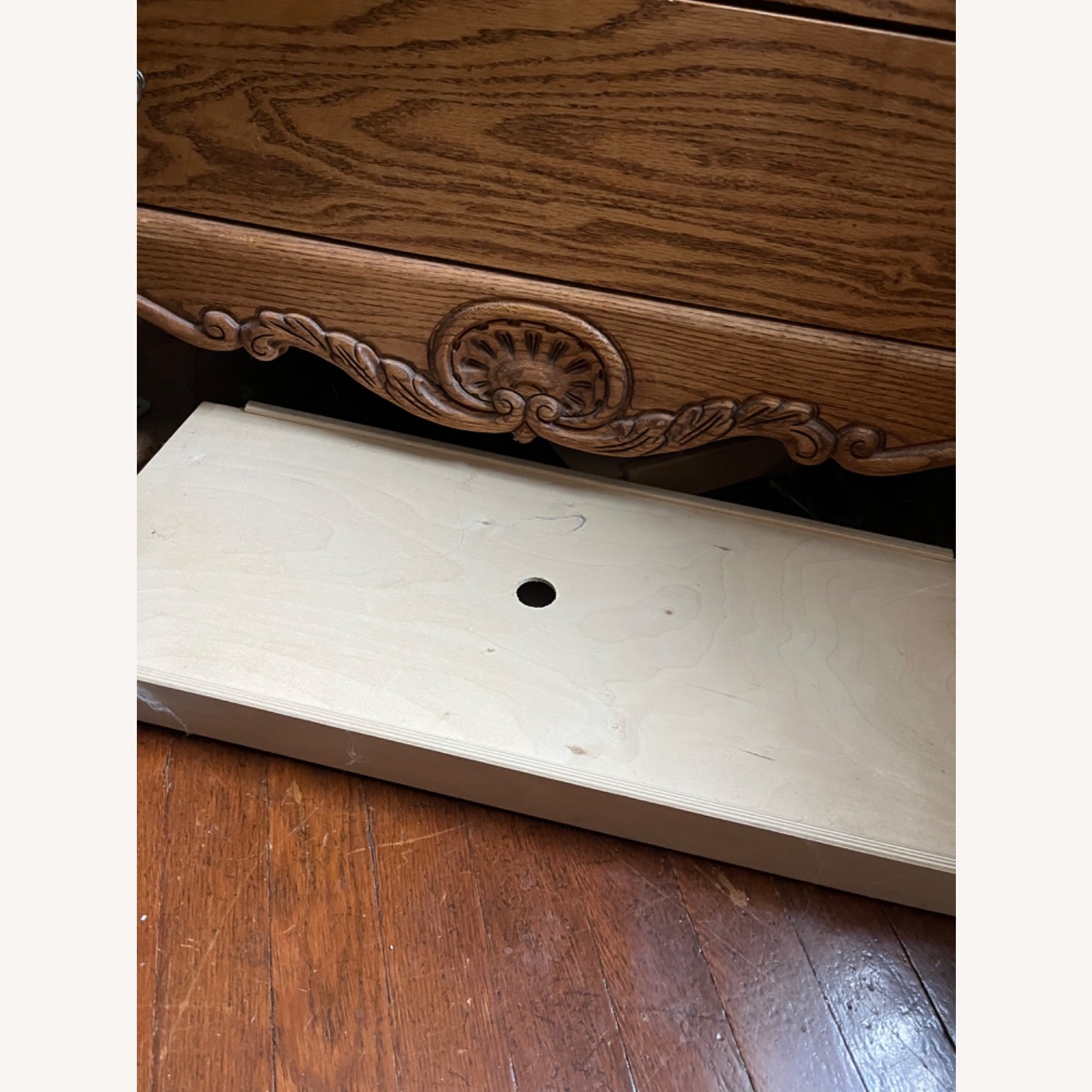 Bebe Oak 7 drawer Dresser W Secret Box - image-2