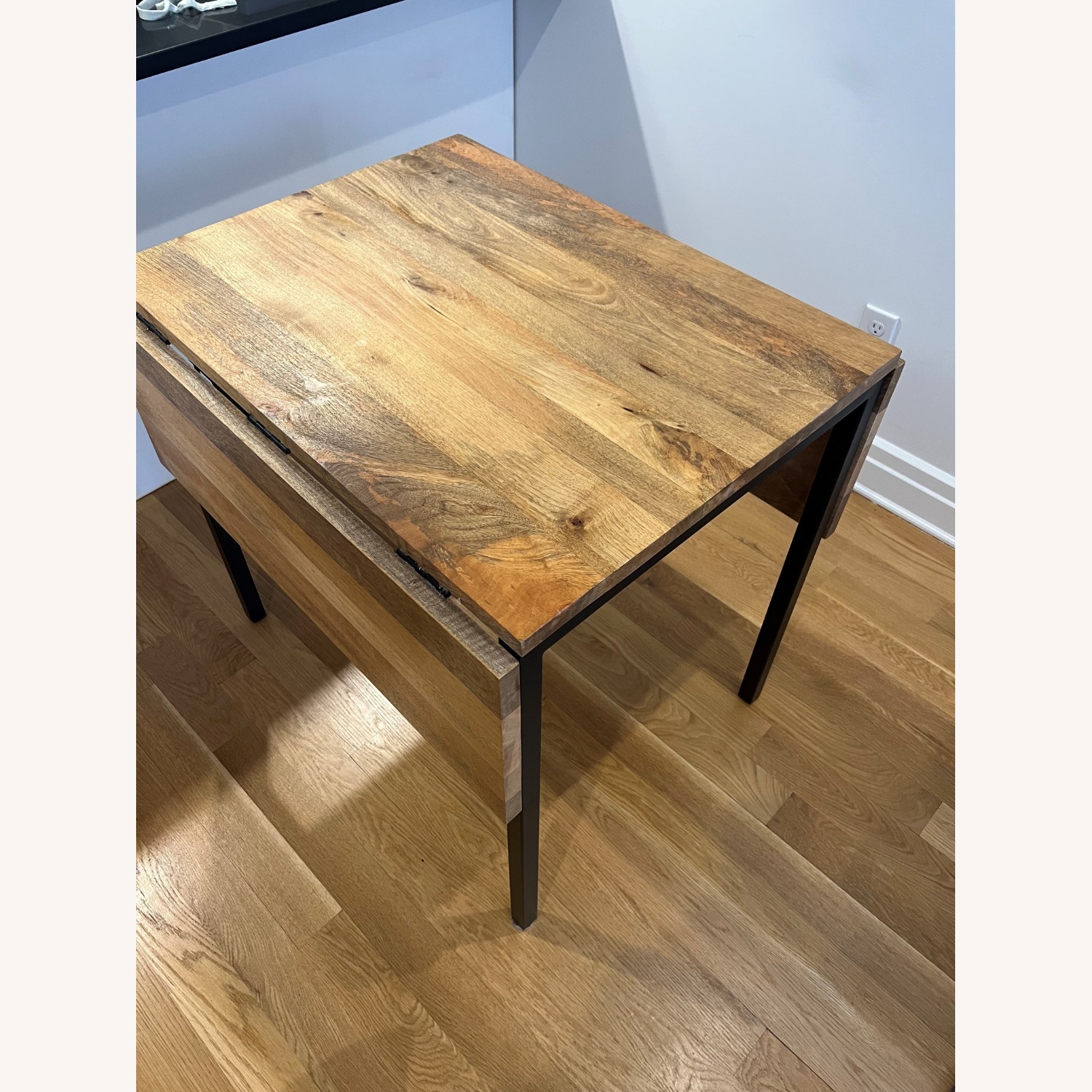 West Elm Drop Leaf Extendable Table - image-3