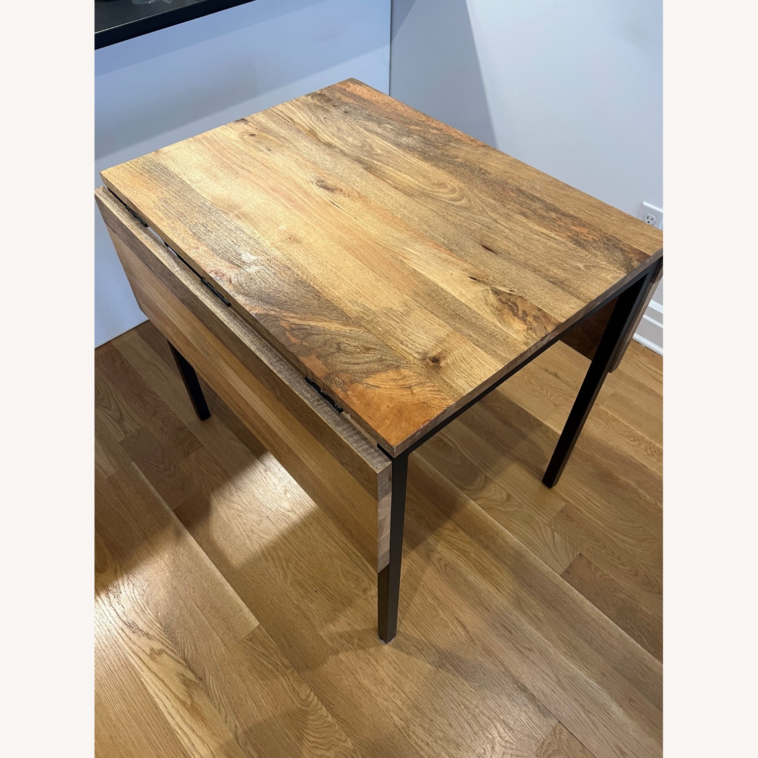 West Elm Drop Leaf Extendable Table - image-4