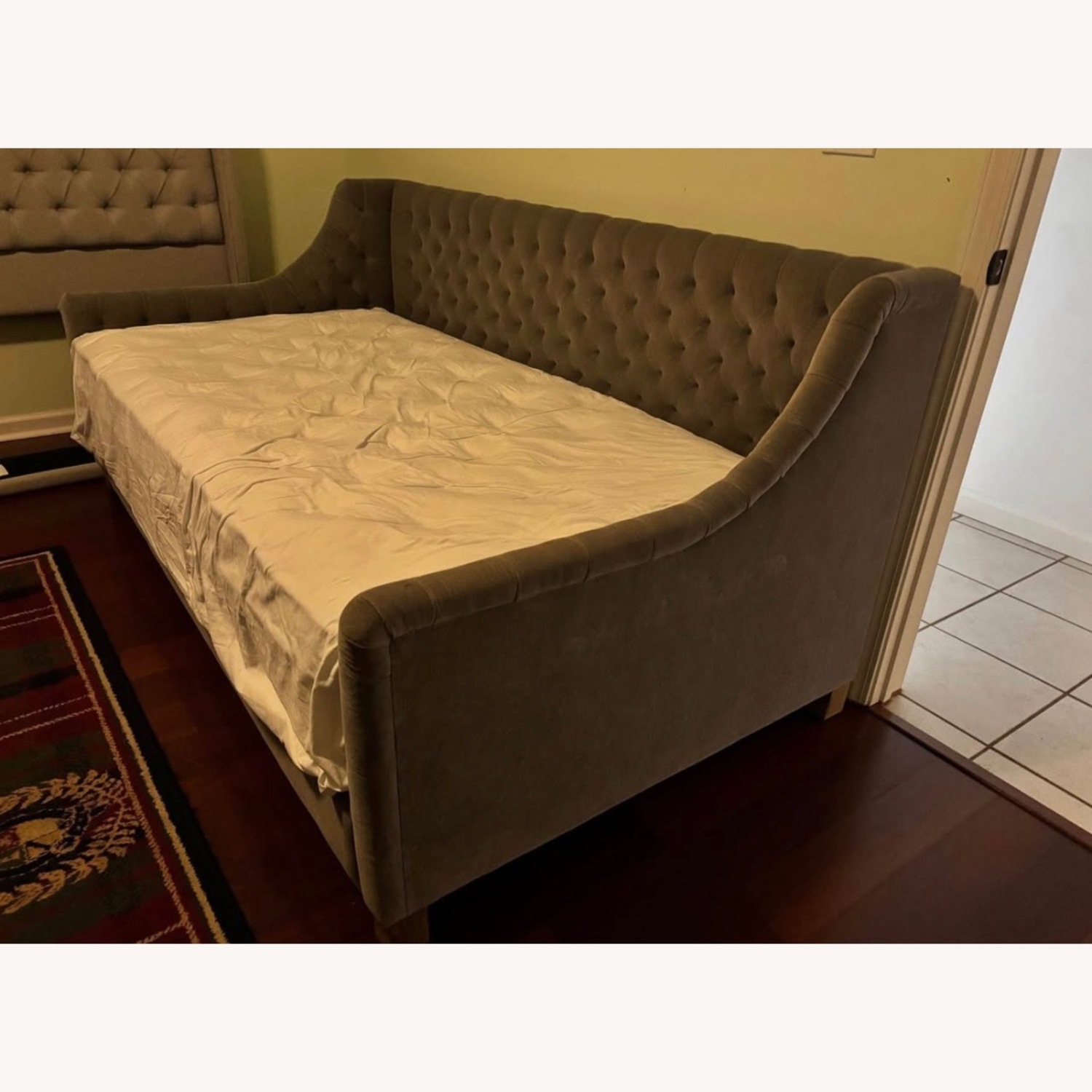 Restoration Hardware Devyn Tufted Daybed - Oak - image-3