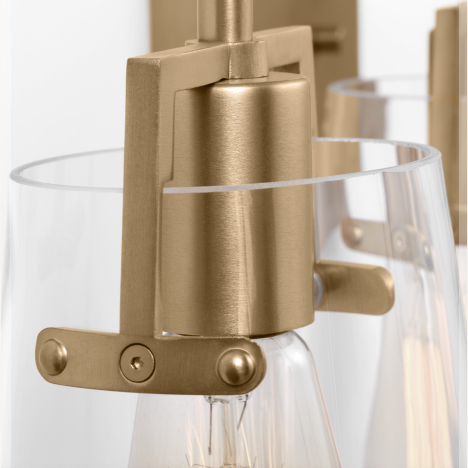 Crofton 4 light Brass Vanity - image-1