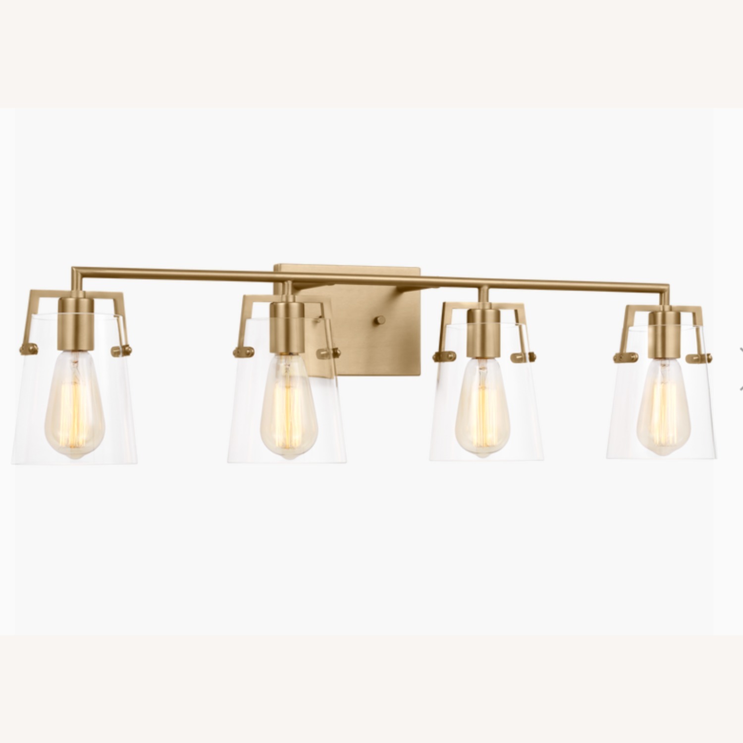 Crofton 4 light Brass Vanity - image-0